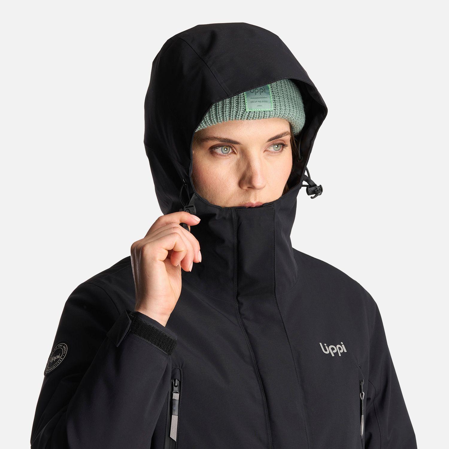 Chaqueta Mujer Mountains Live B-Dry Long Jacket Negro Lippi-5