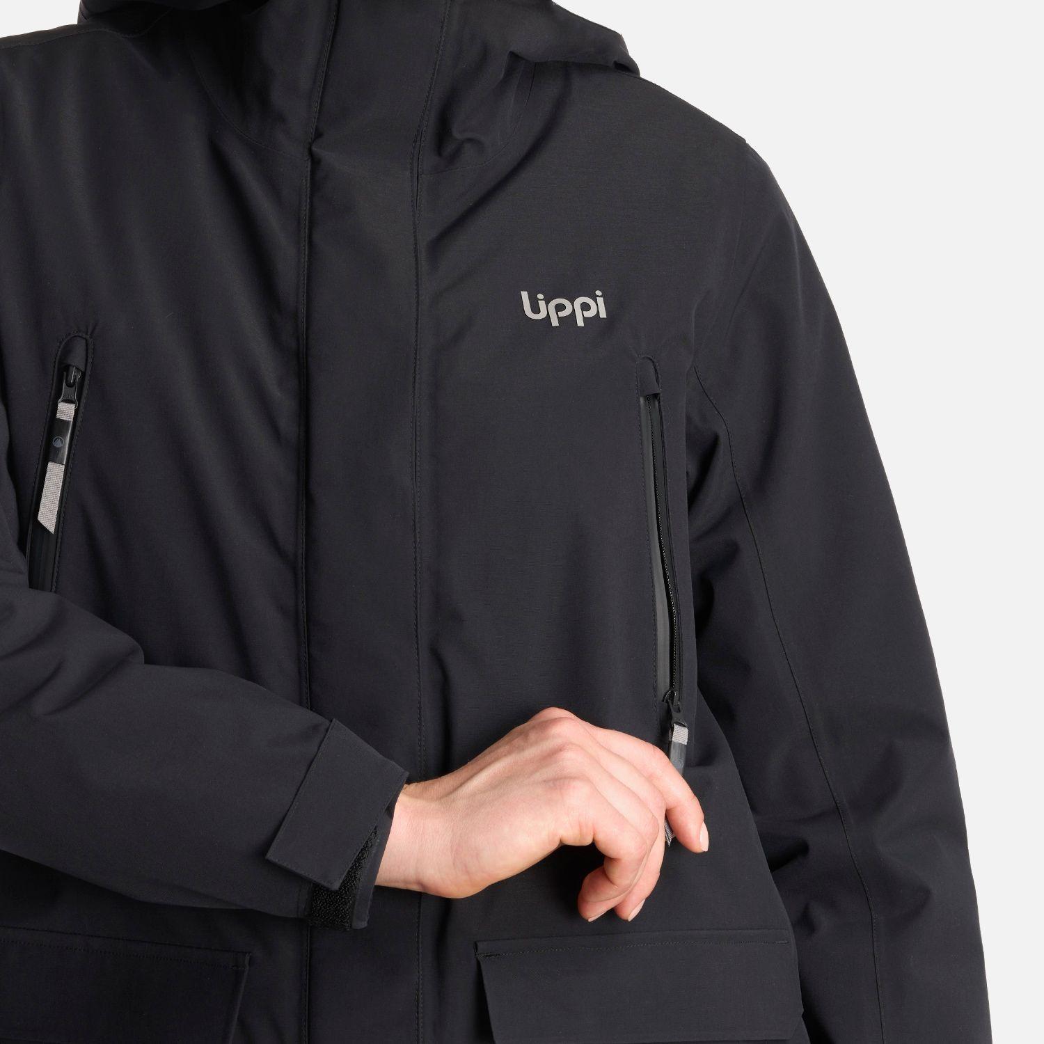 Chaqueta Mujer Mountains Live B-Dry Long Jacket Negro Lippi-6