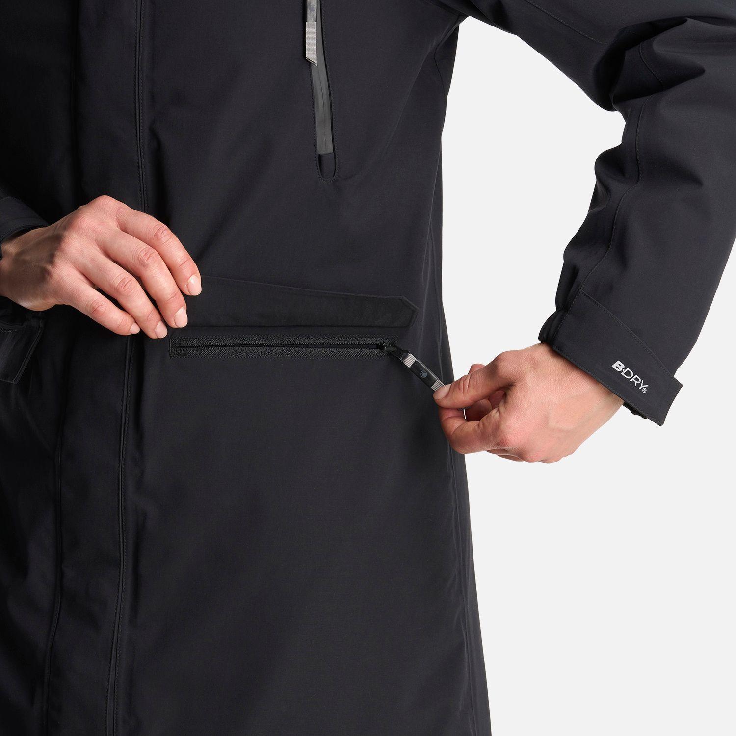 Chaqueta Mujer Mountains Live B-Dry Long Jacket Negro Lippi-7