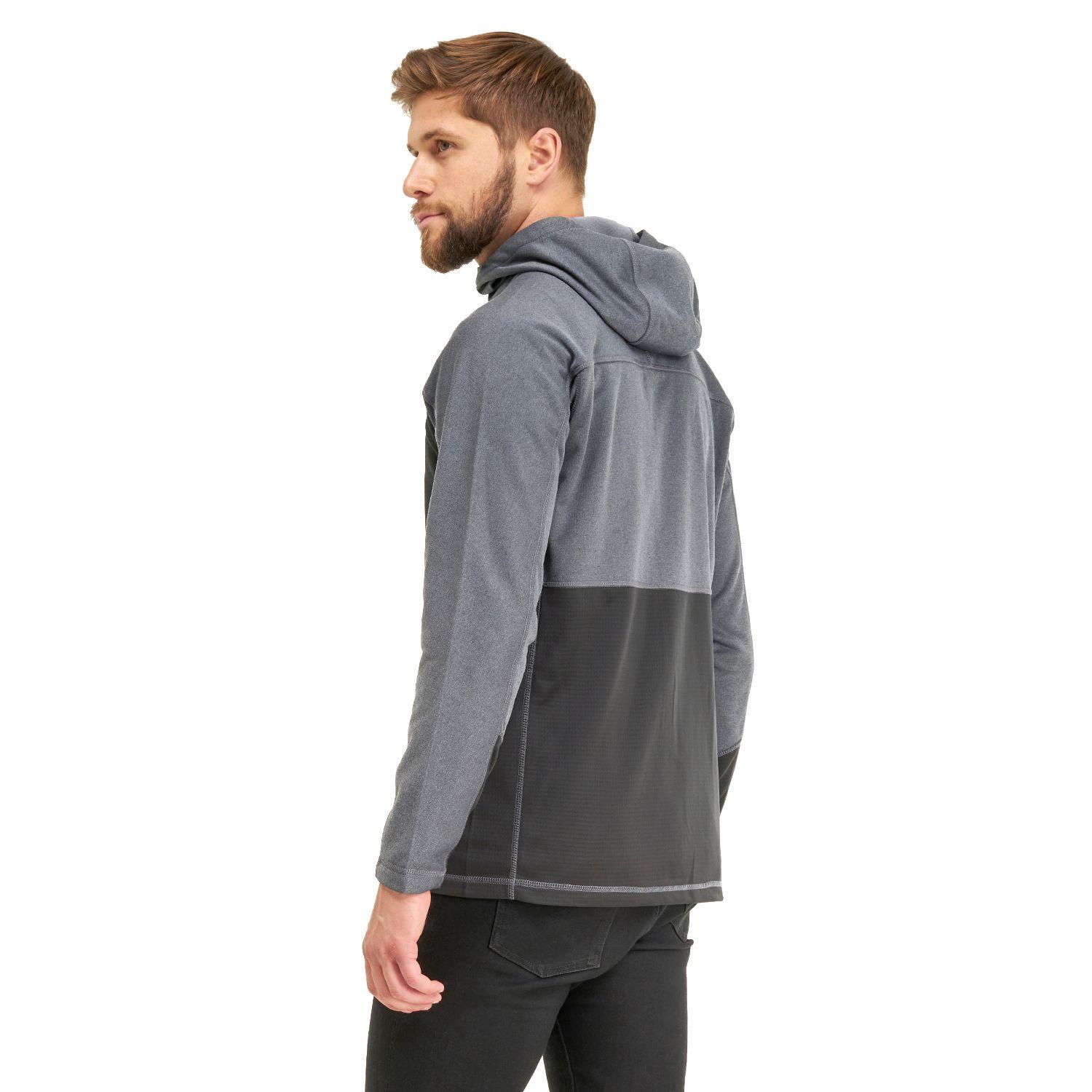 Poleron Hombre Wellness Nano-F Hoody Jacket Melange Grafito Lippi-2