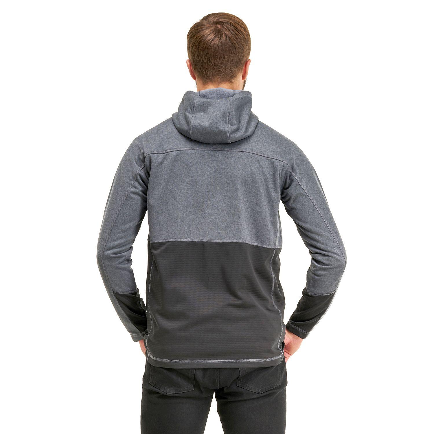 Poleron Hombre Wellness Nano-F Hoody Jacket Melange Grafito Lippi-3