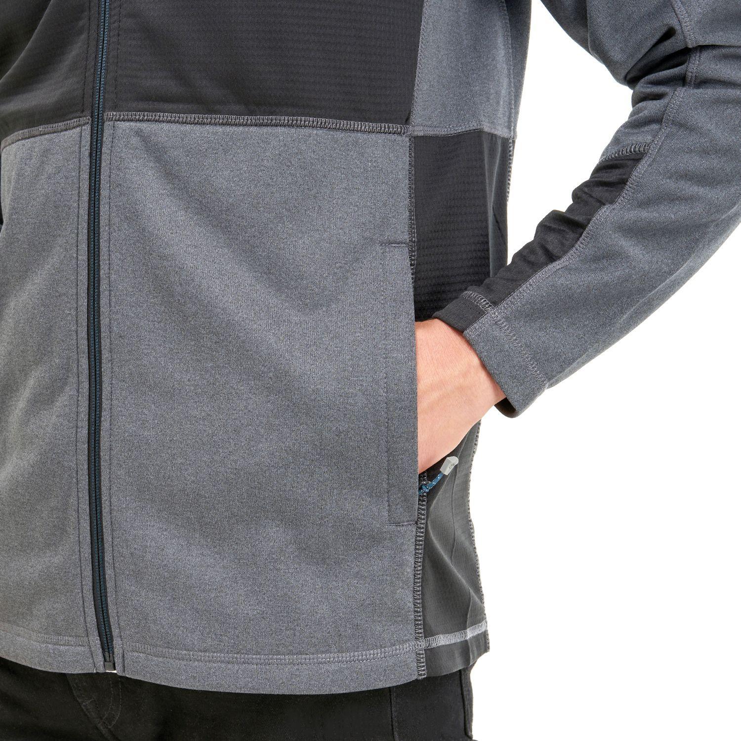 Poleron Hombre Wellness Nano-F Hoody Jacket Melange Grafito Lippi-4