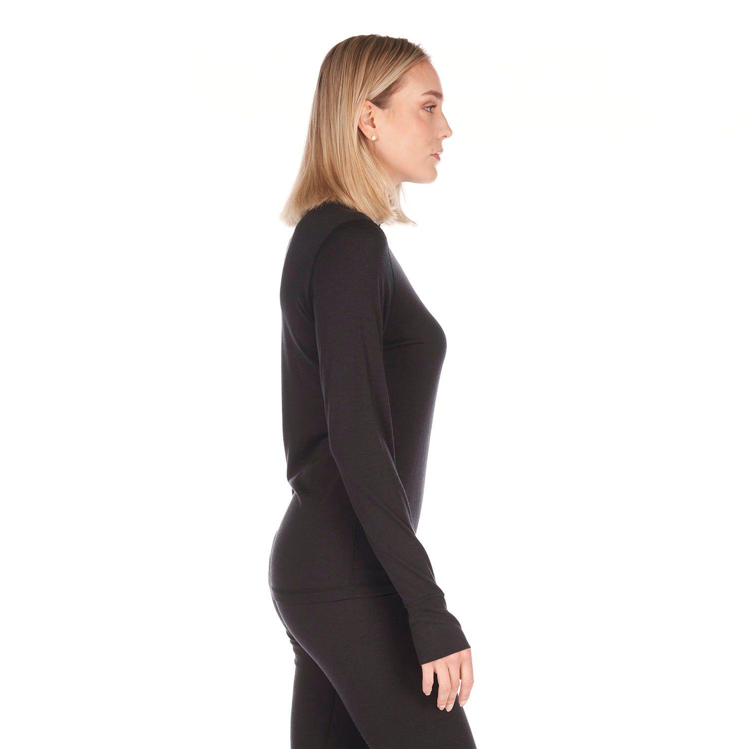 Primera Capa Mujer Skintec 3000 1/4 Zip Top Negro Lippi-3