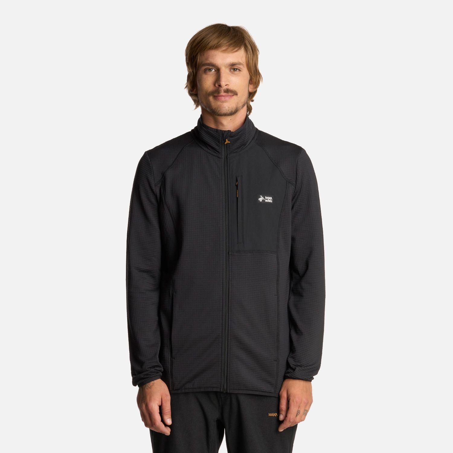 Polerón Hombre Taina Full Zip Negro Haka Honu I25-0