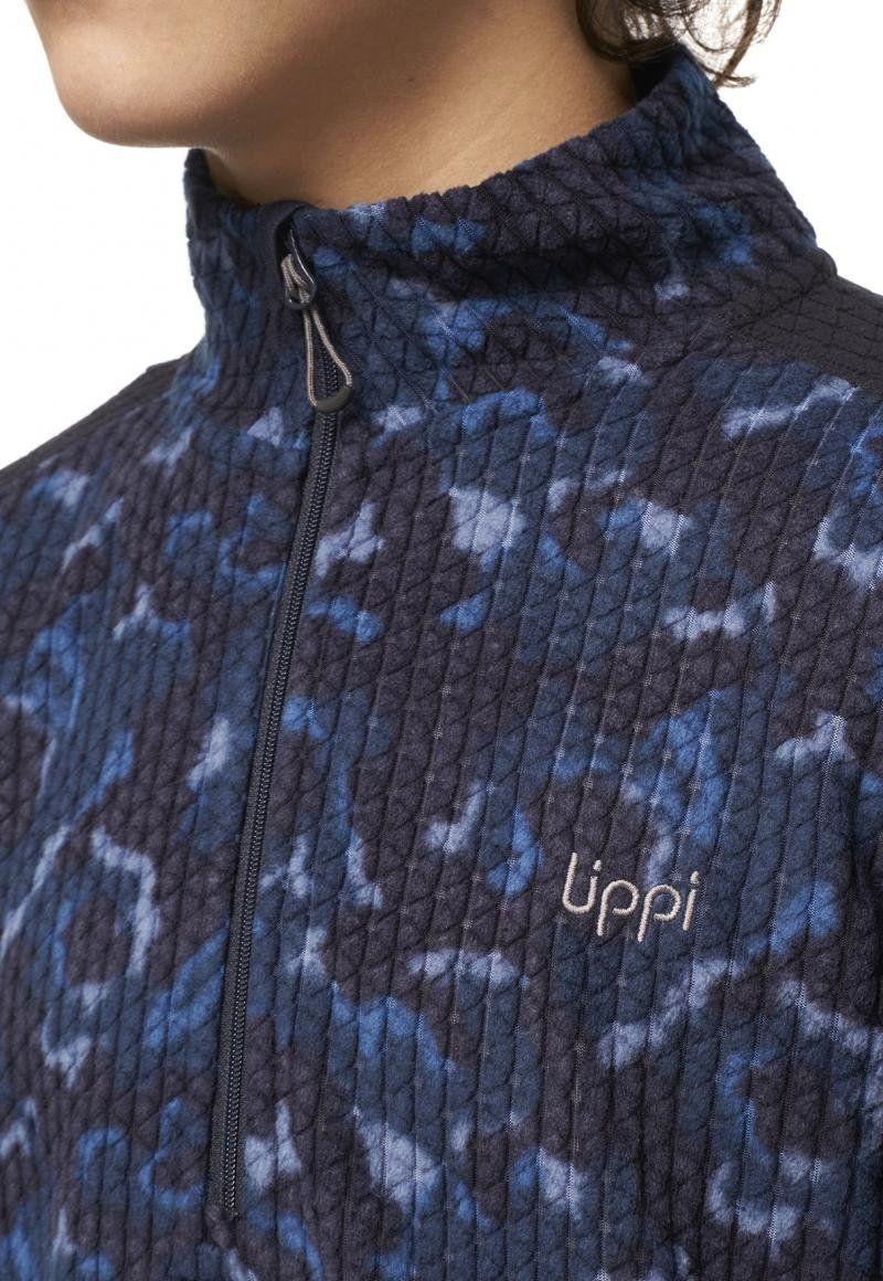 Poleron Teen Boy Mild Nano-F 1/4 Zip Print Azul Noche Lippi-6