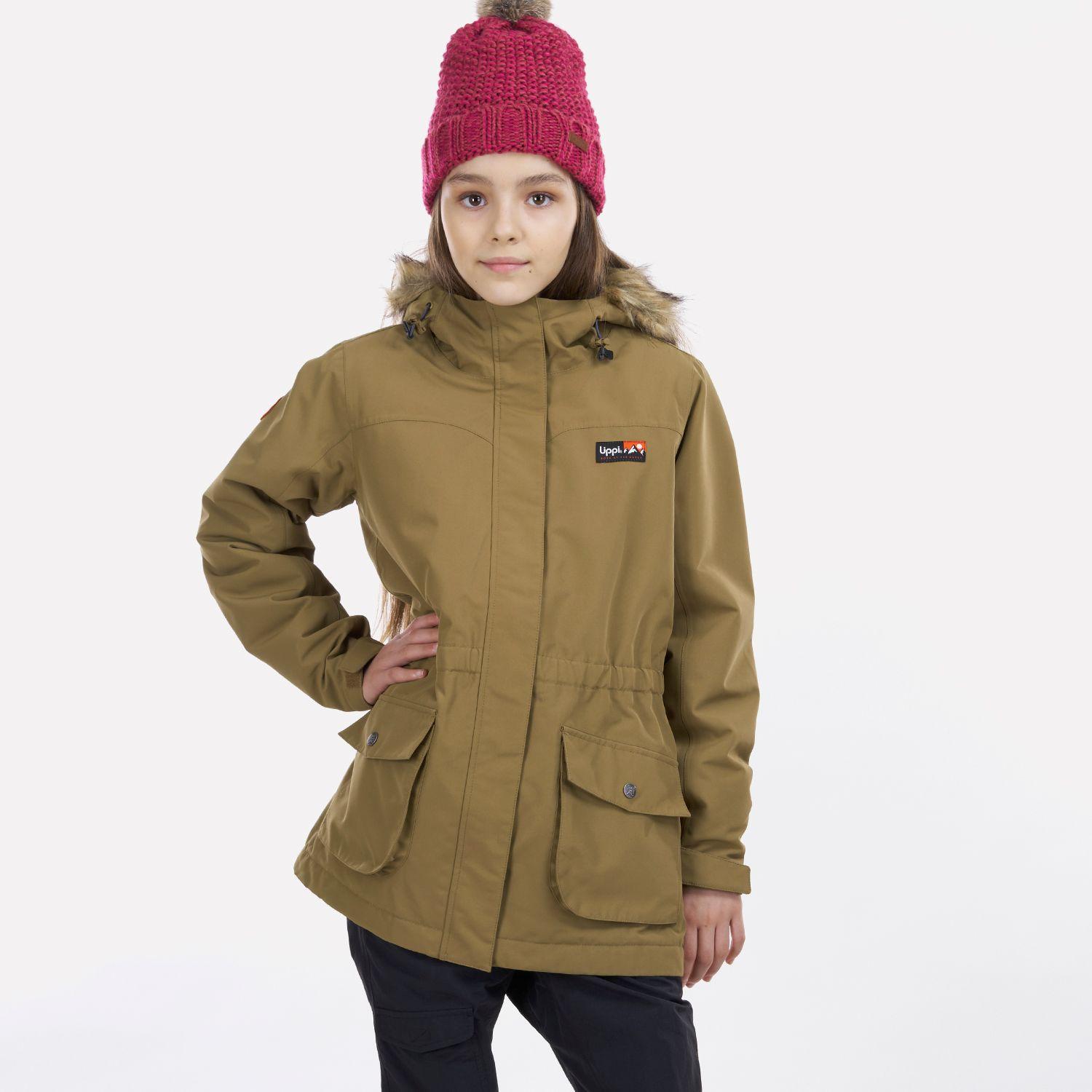 Chaqueta Teen Girl Roble B-Dry Hoody Jacket Café Pardo Lippi-1