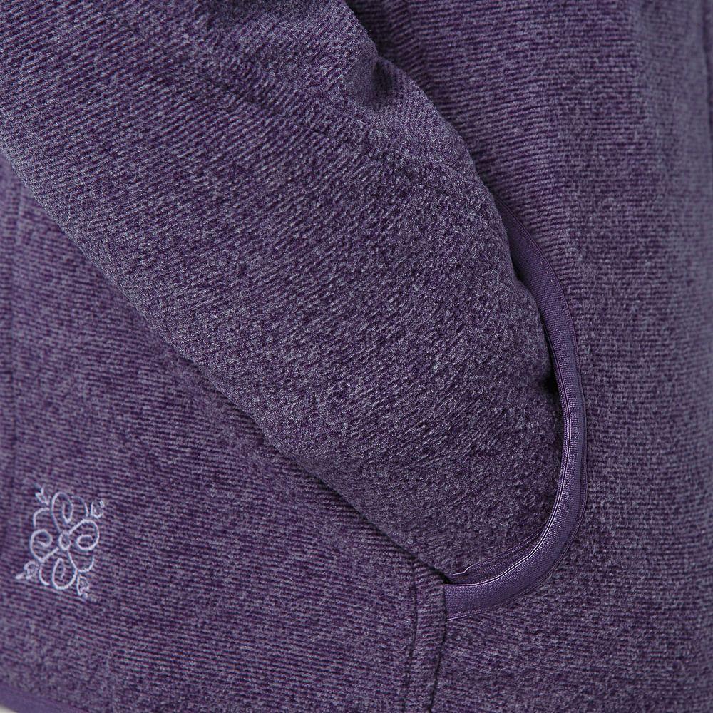 Poleron Niña Stripes Nano-F Jacket Morado / Morado Claro Lippi-4