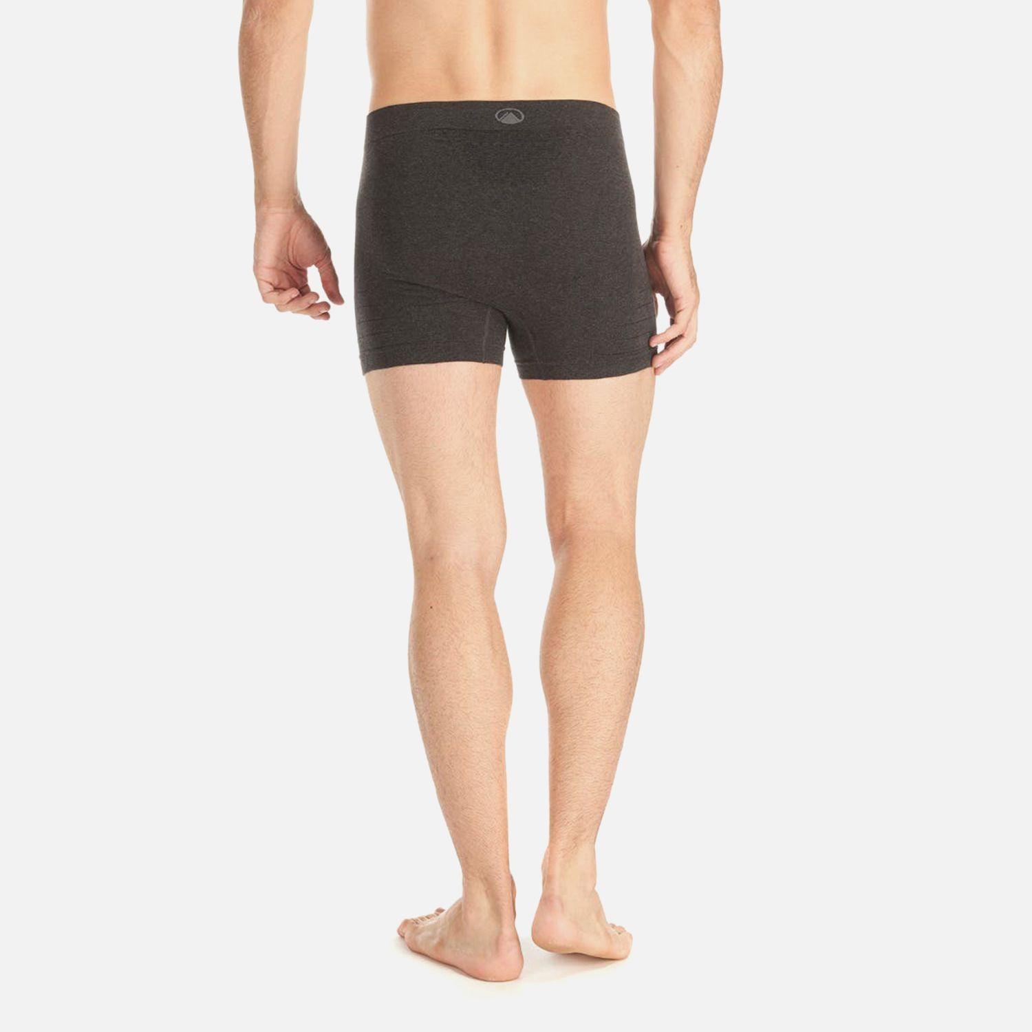 Ropa Interior Hombre Pack Skintec Seamless Boxer Negro y Gris Oscuro Lippi-5