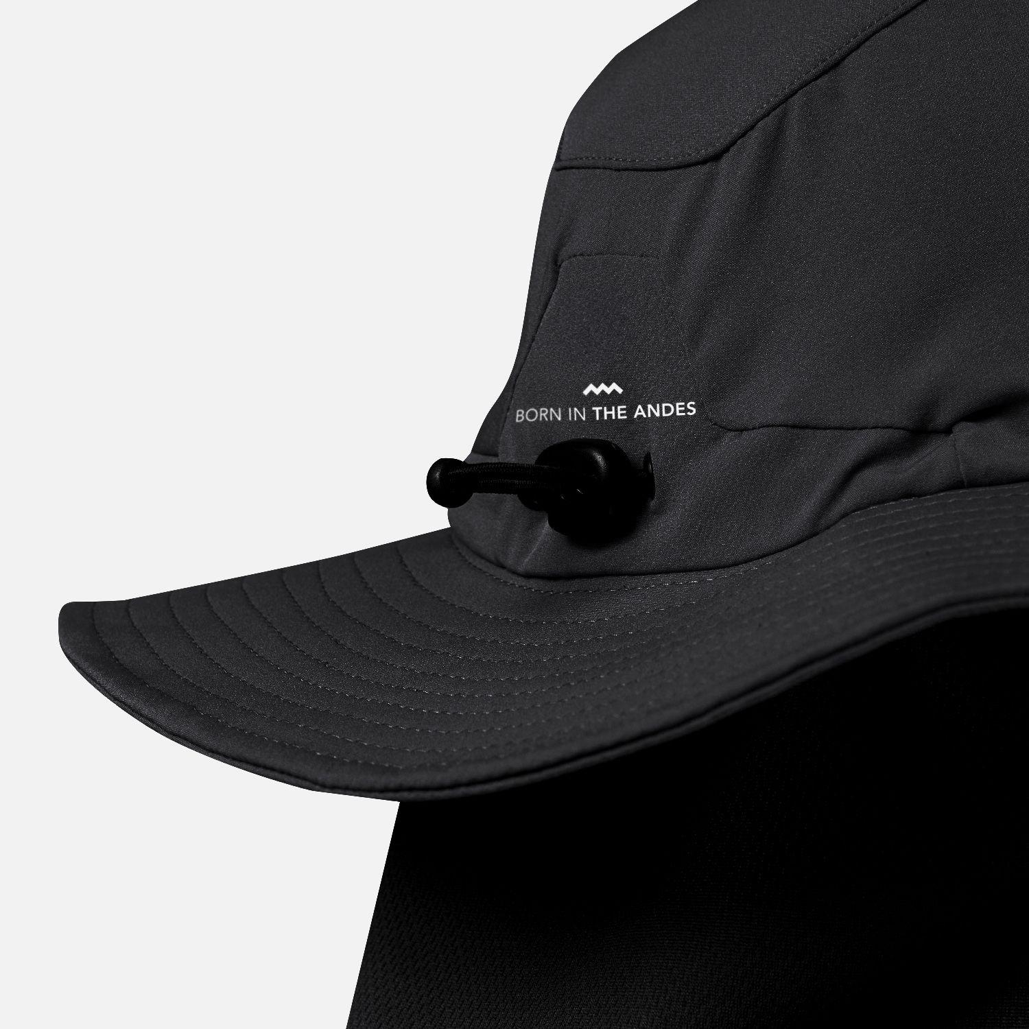 Sombrero Detachable Quepi Hat Negro Lippi V25-2