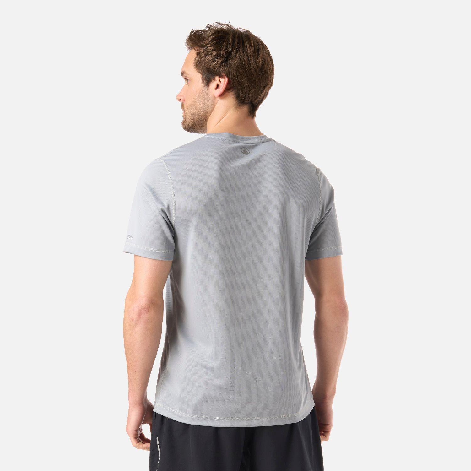 Polera Hombre Core Q-Dry T-Shirt Gris Lippi V26-2