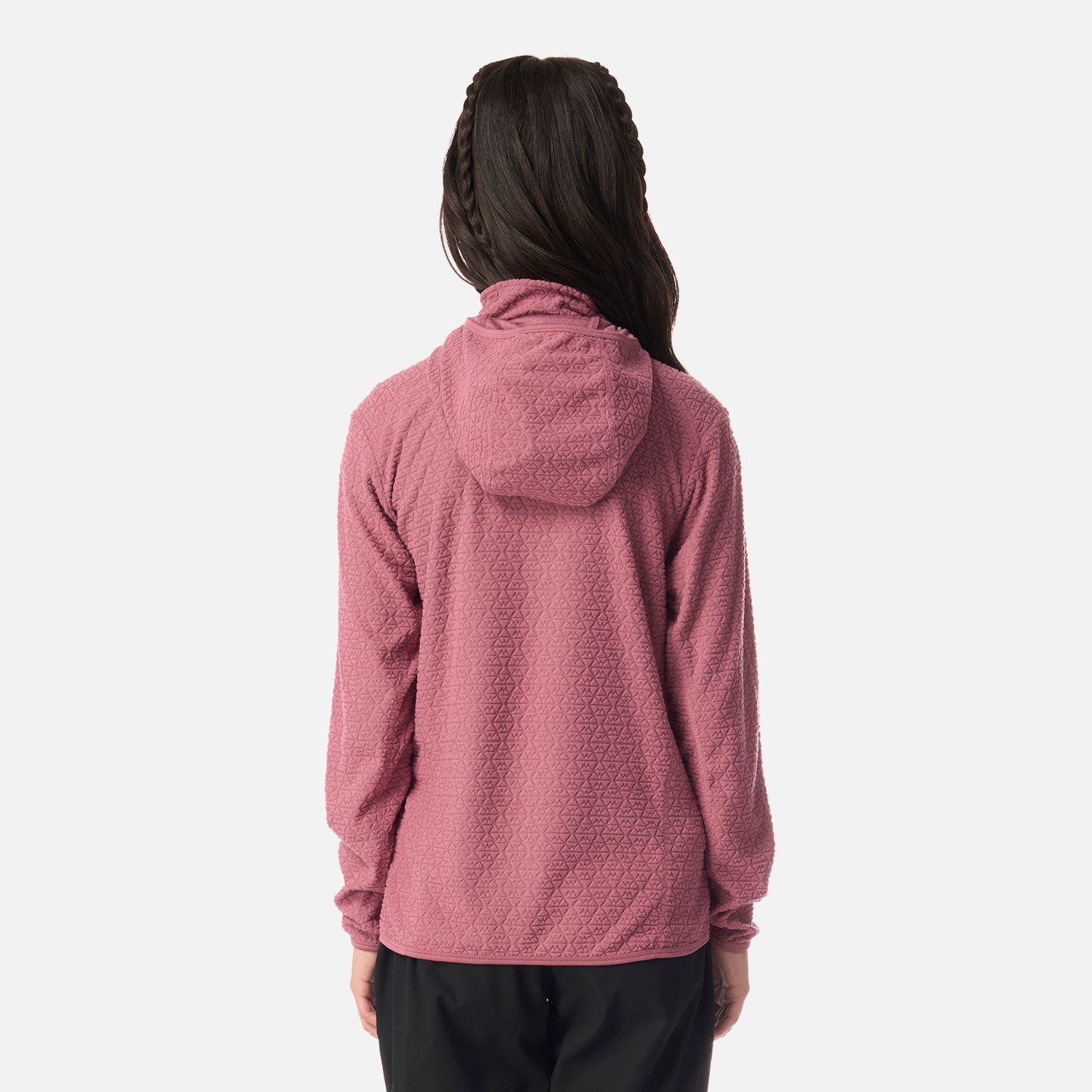 Polerón Teen Girl Mild Nano-F 1/4 Zip Hoody Rosado Oscuro Lippi I26-2