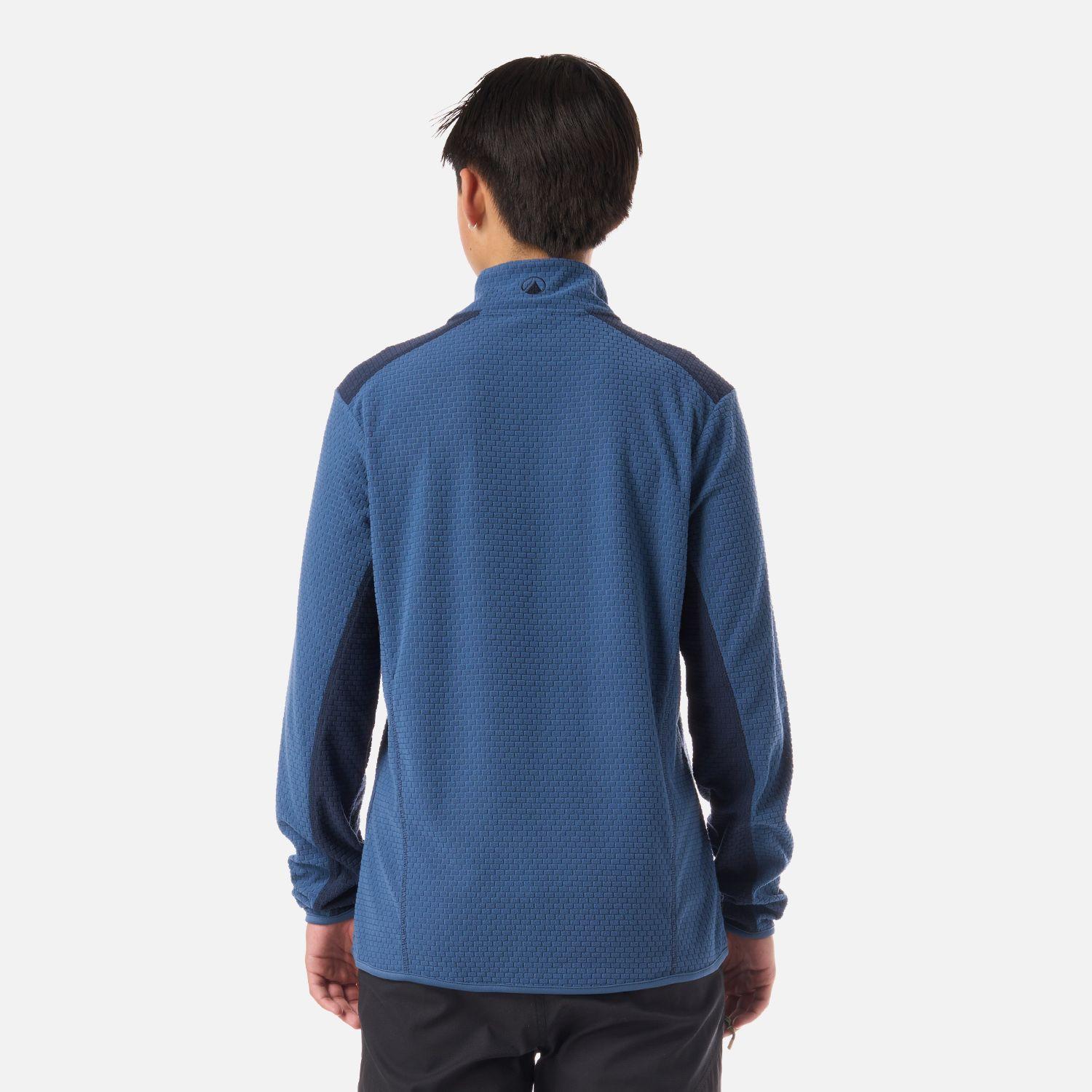 Polerón Teen Boy Mild Nano-F 1/4 Zip Azul oscuro Lippi V26-2