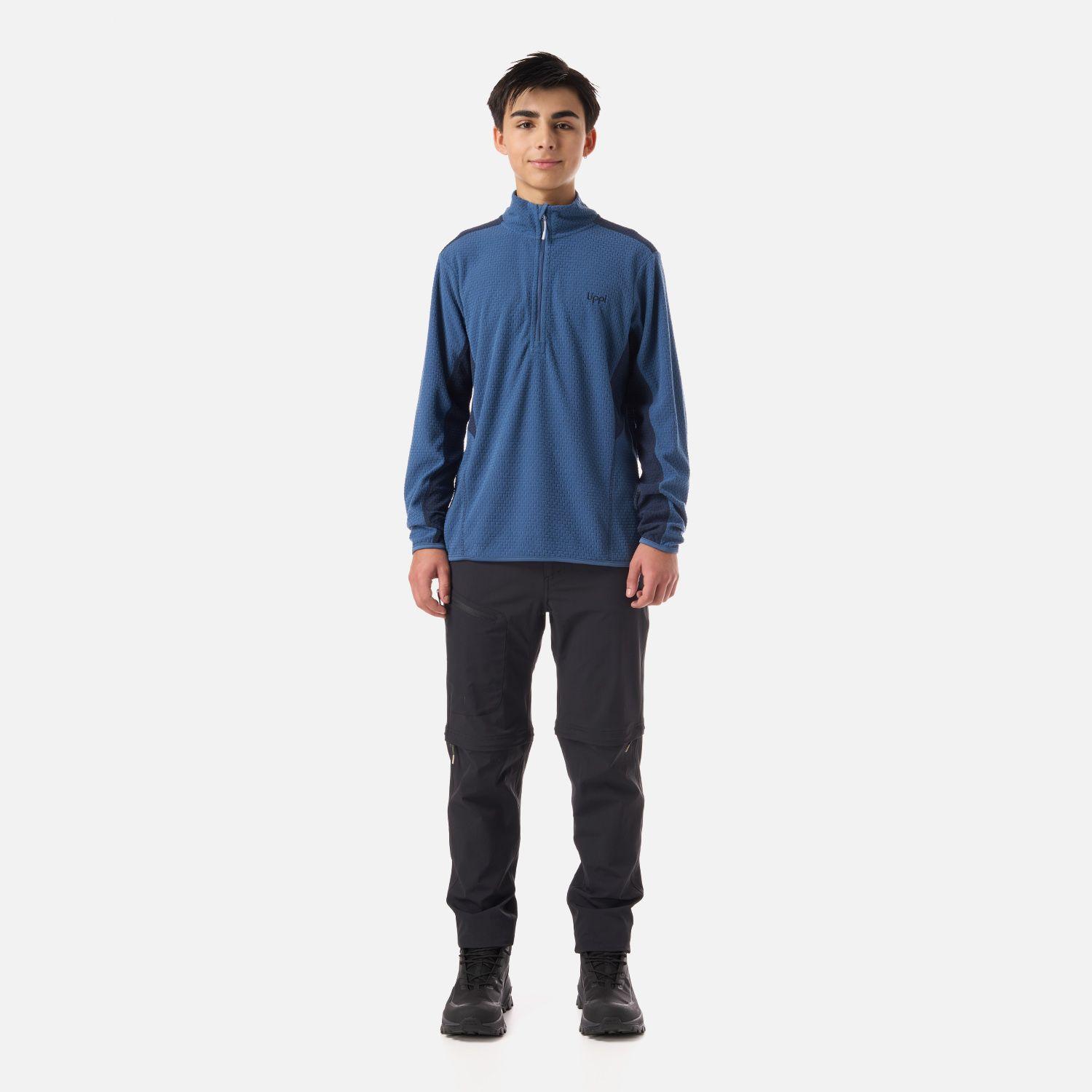 Polerón Teen Boy Mild Nano-F 1/4 Zip Azul oscuro Lippi V26-4