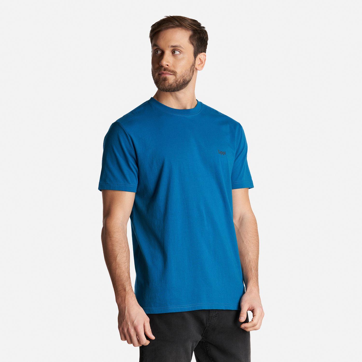 Polera Hombre Born at the Andes T-Shirt Azul Lippi-2