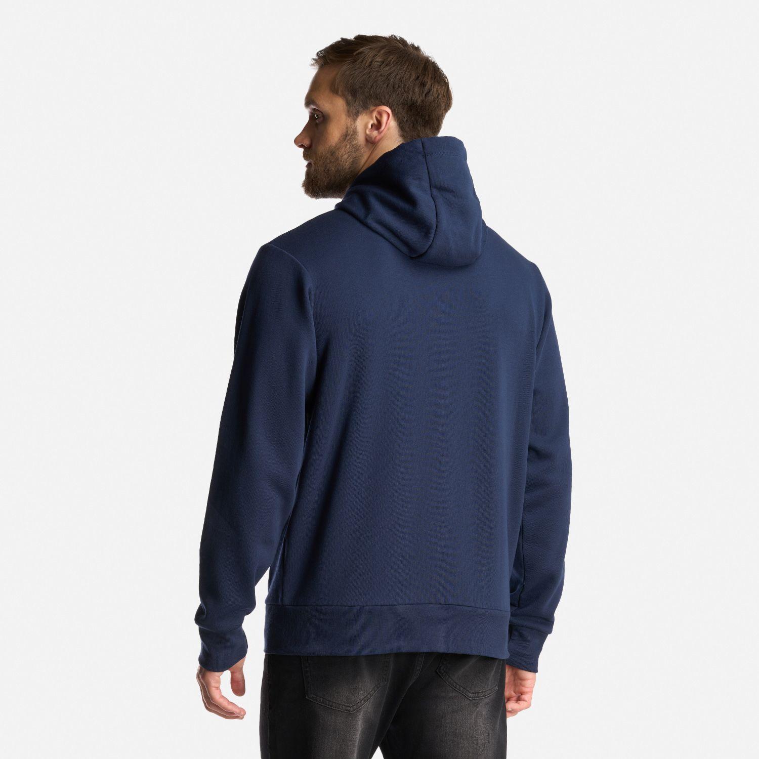 Poleron Hombre Ulmo Full Zip Hoody Sweatshirt Azul Marino Lippi-4
