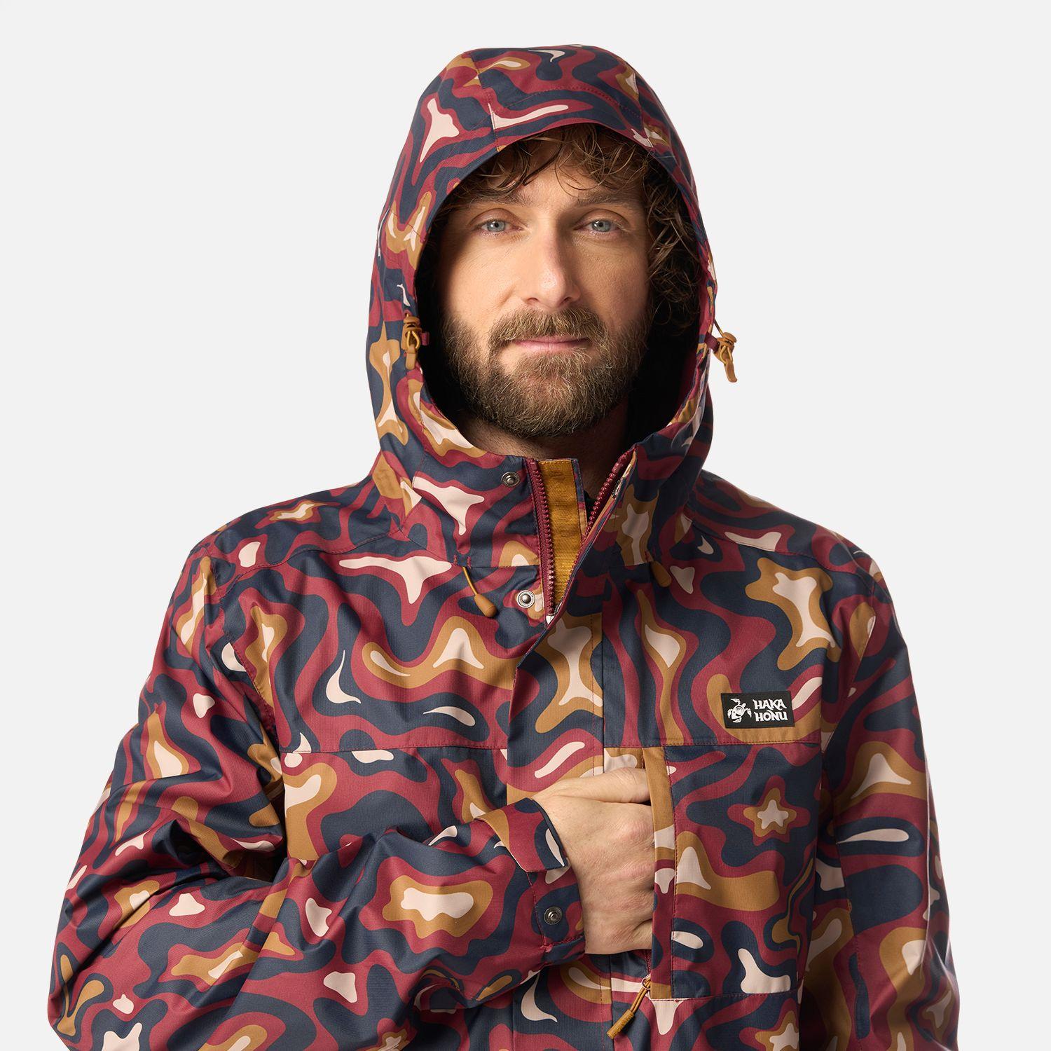 Chaqueta Hombre Kauai Full Print Vino Haka Honu I26-3