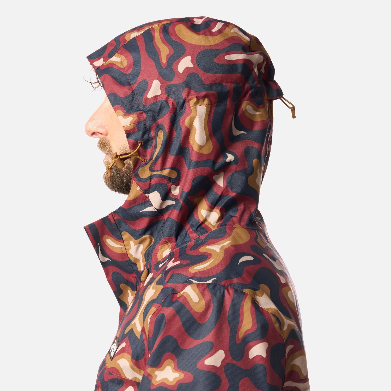 Chaqueta Hombre Kauai Full Print Vino Haka Honu I26-6