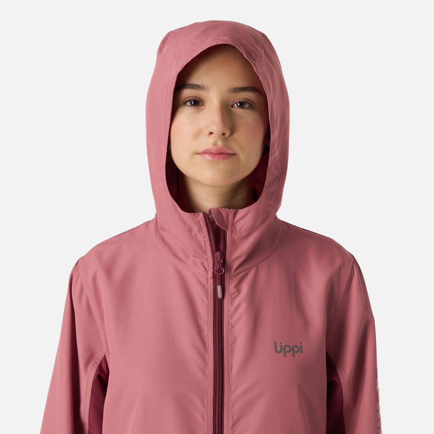 Chaqueta Teen Girl Nightfall Windbreaker Hoody Jacket Rosa Lippi V26-3