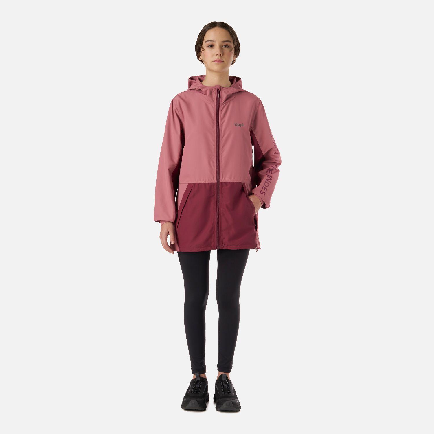 Chaqueta Teen Girl Nightfall Windbreaker Hoody Jacket Rosa Lippi V26-6