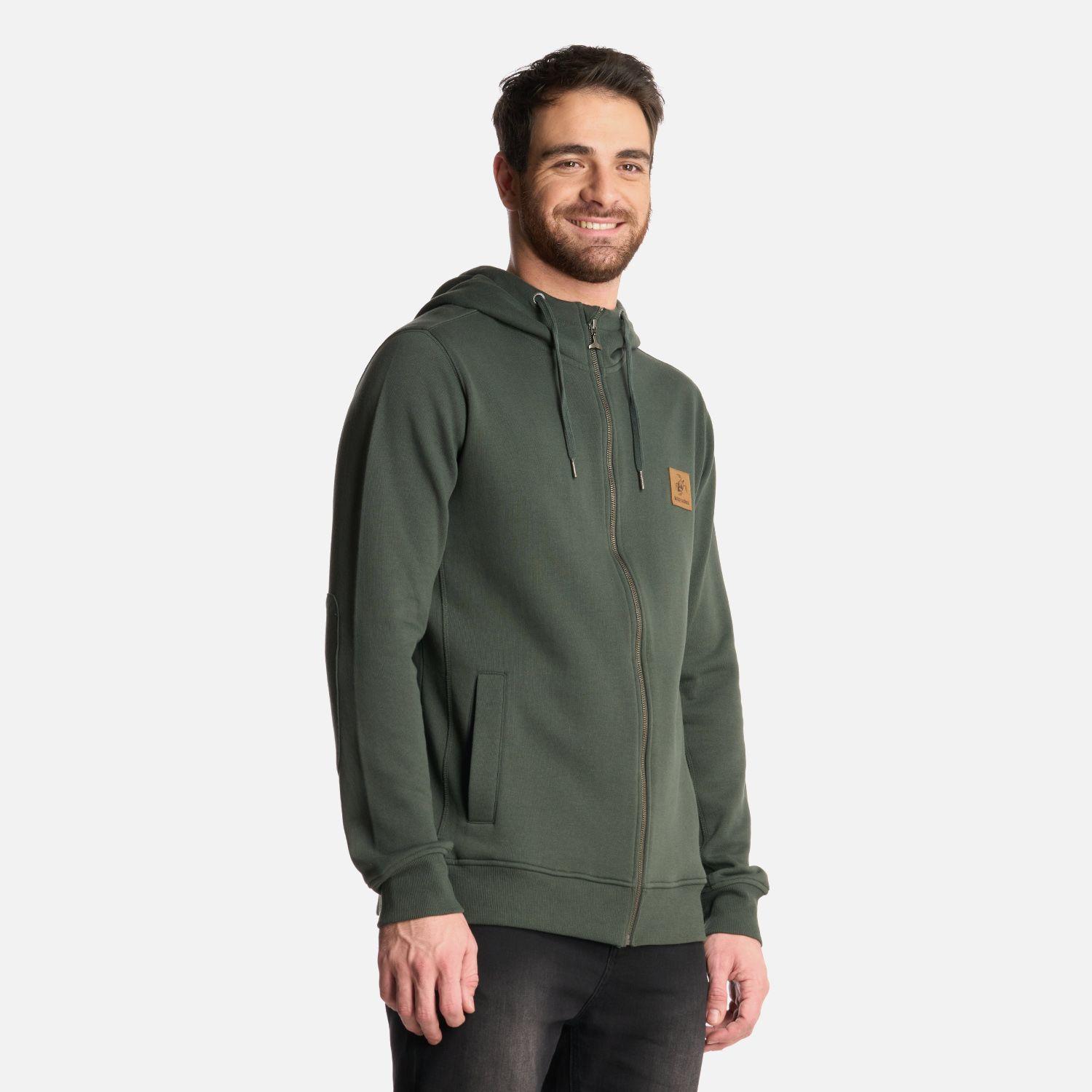 Polerón Hombre Ninja Verde Militar Haka Honu V25-1
