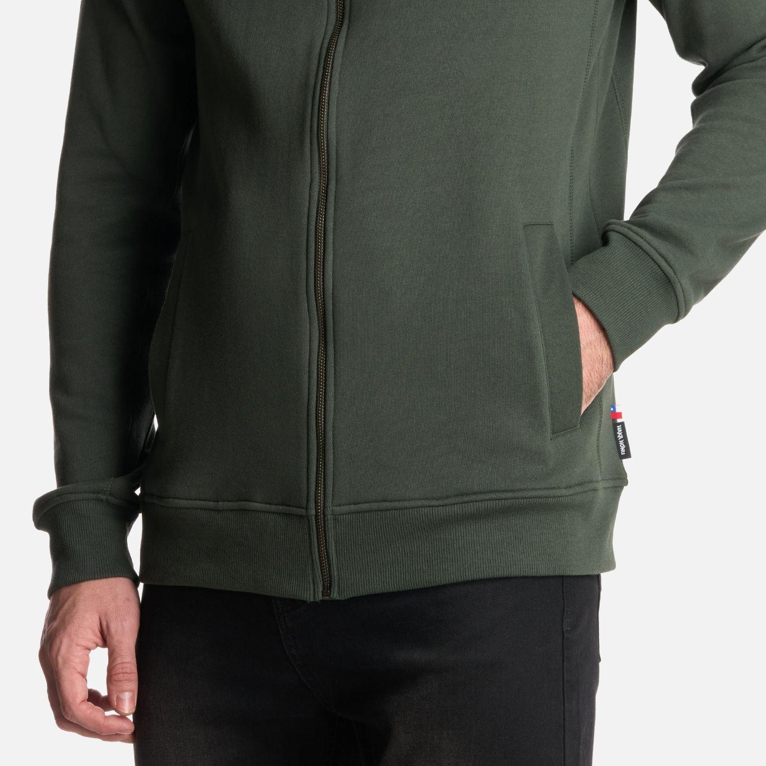 Polerón Hombre Ninja Verde Militar Haka Honu V25-4