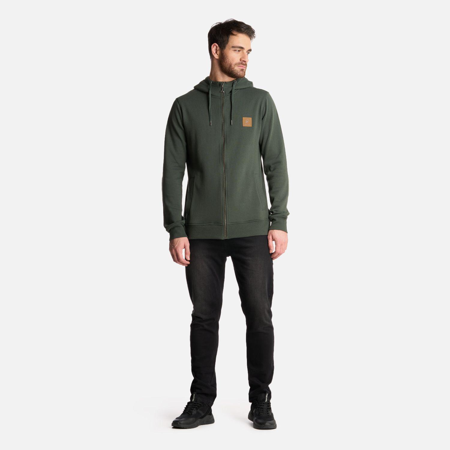 Polerón Hombre Ninja Verde Militar Haka Honu V25-5