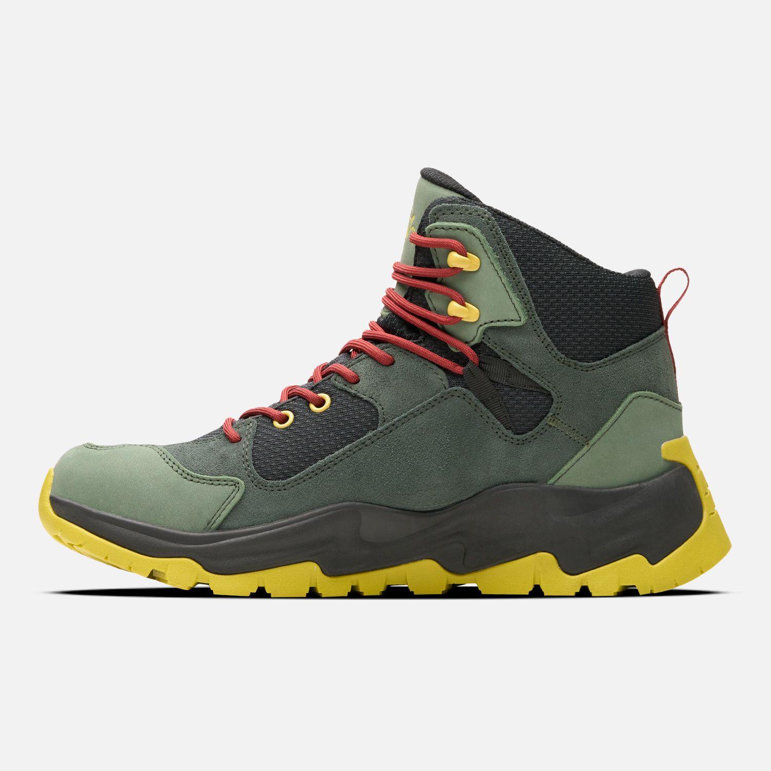 Botín Hombre Cordillera Alta Verde Grisaceo Haka Honu-1