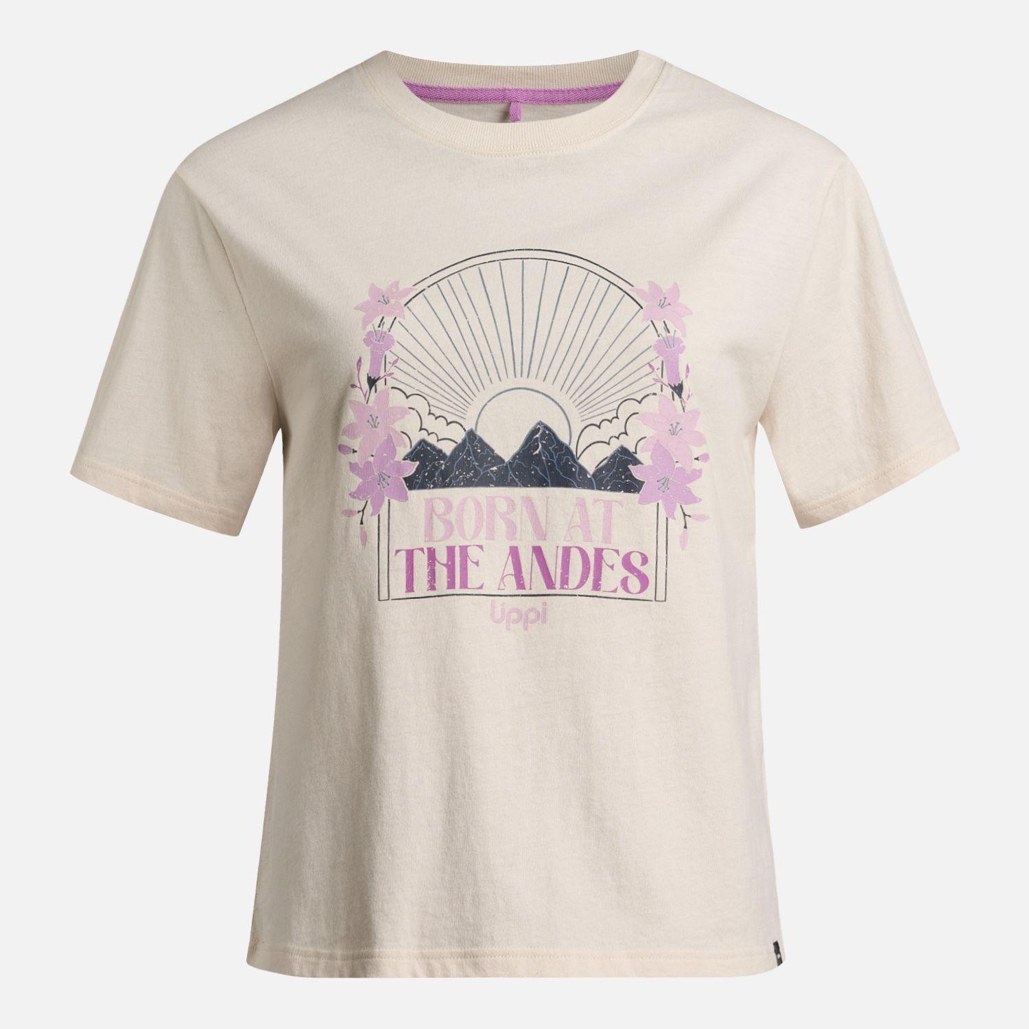 Polera Mujer Logo Lippi T-Shirt Marfil Lippi-5