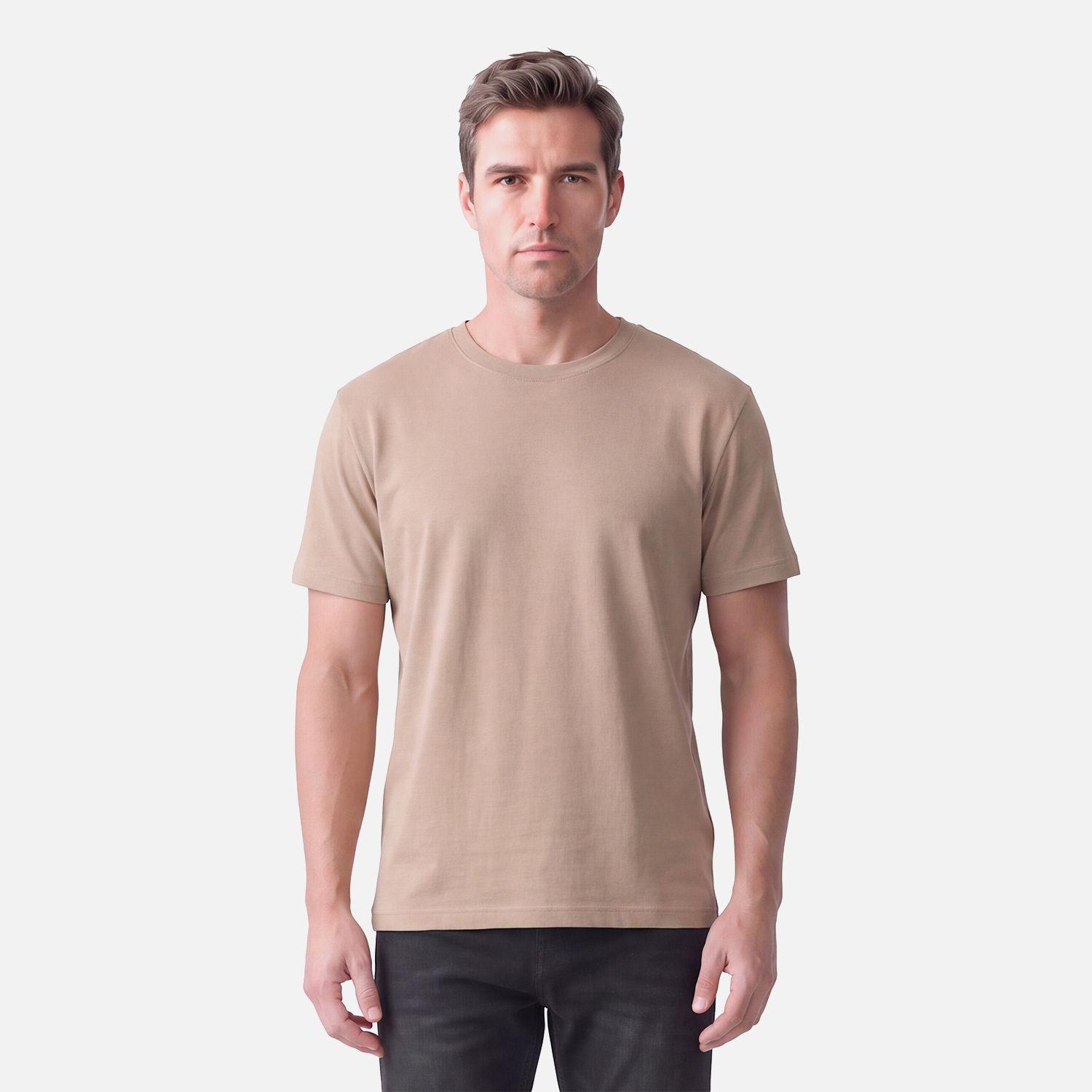 Polera Hombre Supima T-Shirt Canela Lippi V27-0
