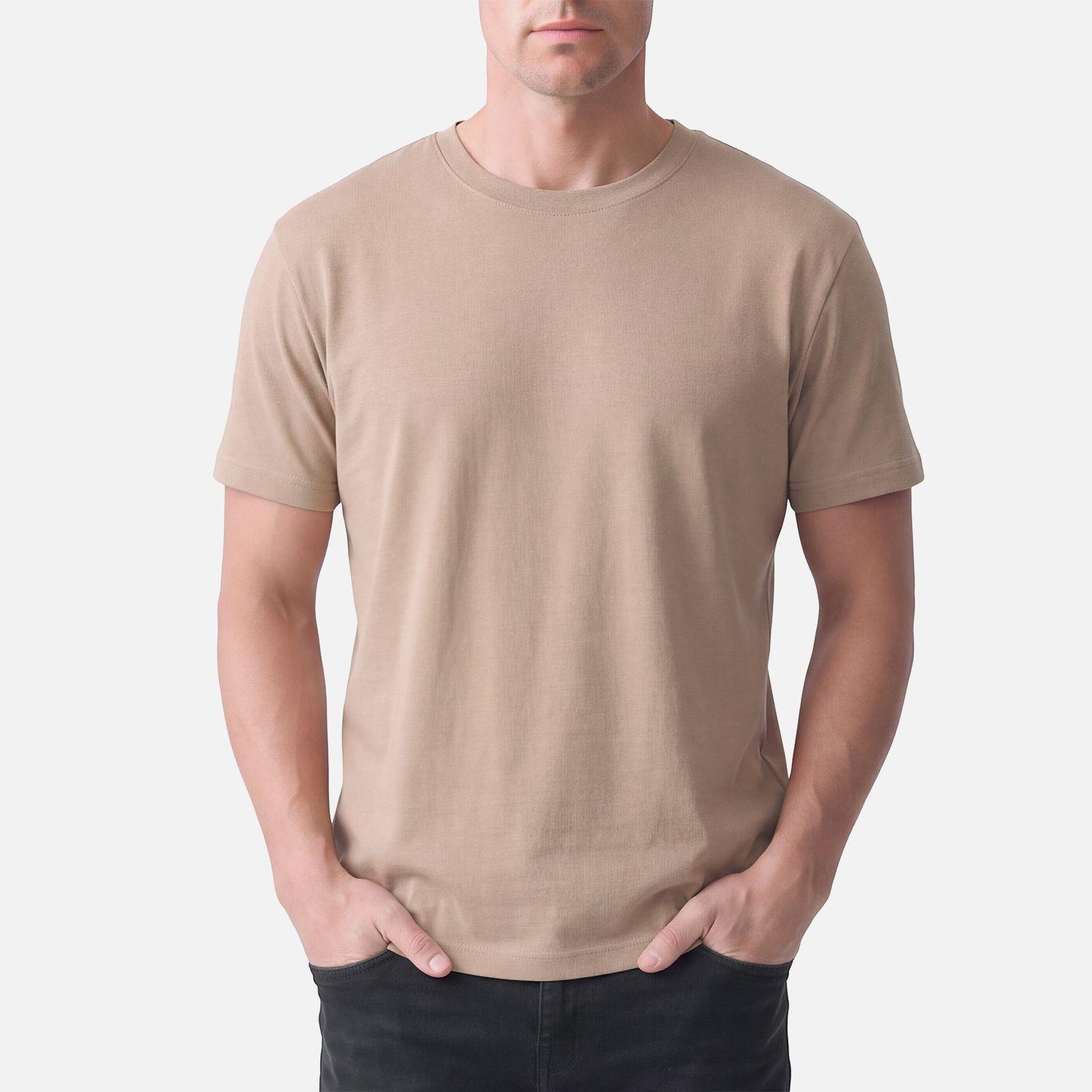 Polera Hombre Supima T-Shirt Canela Lippi V27-2