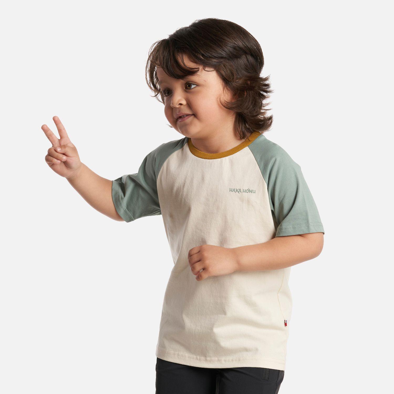 Polera Niño Hakids Crema Haka Honu V26-1