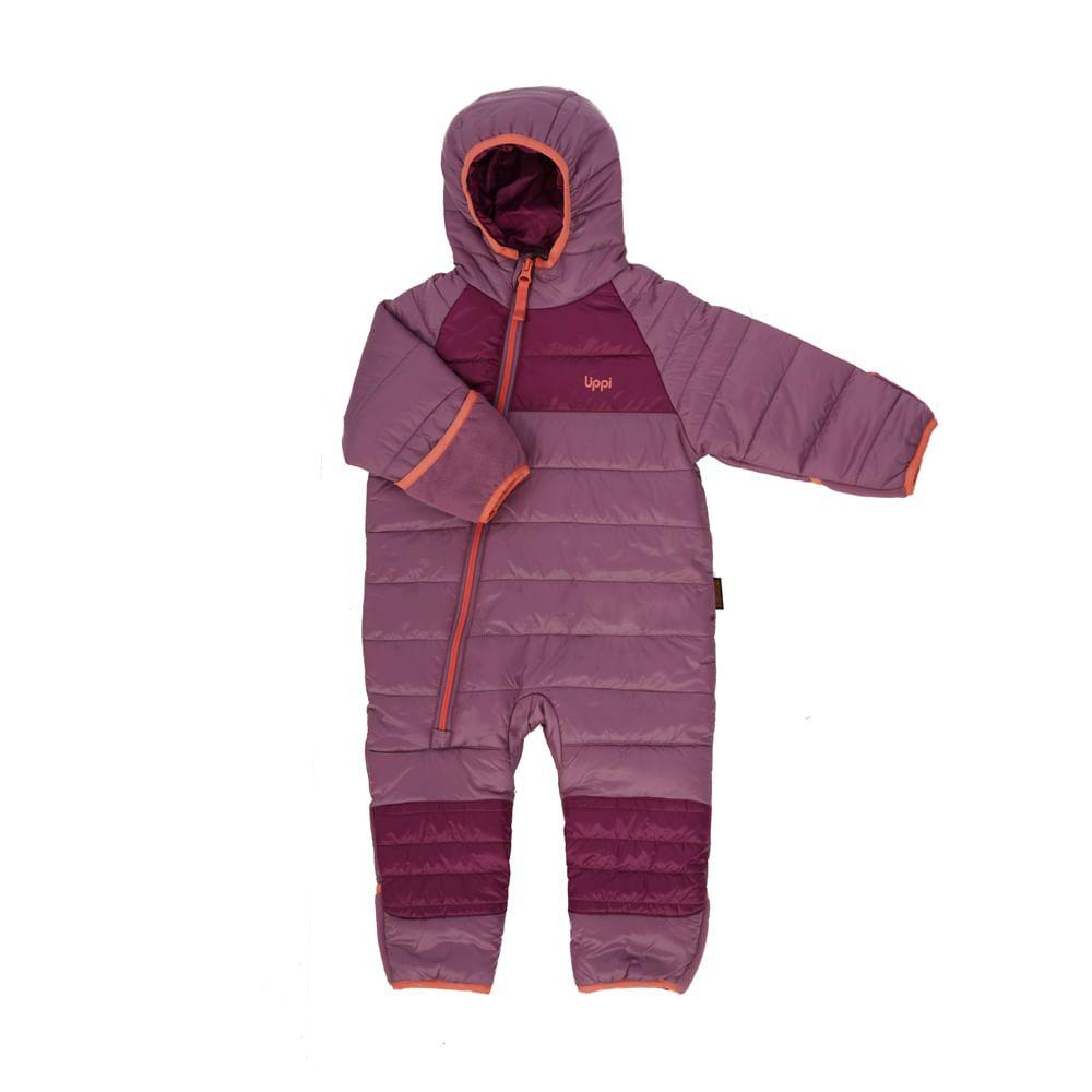 Enterito Baby Girl Cuncuna Steam-Pro Onesie Palo Rosa / Uva Lippi-0