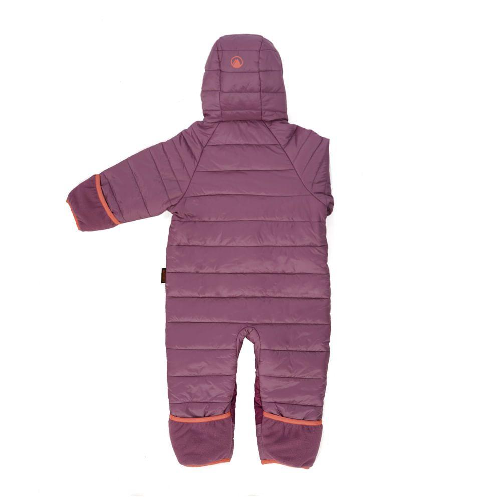 Enterito Baby Girl Cuncuna Steam-Pro Onesie Palo Rosa / Uva Lippi-1