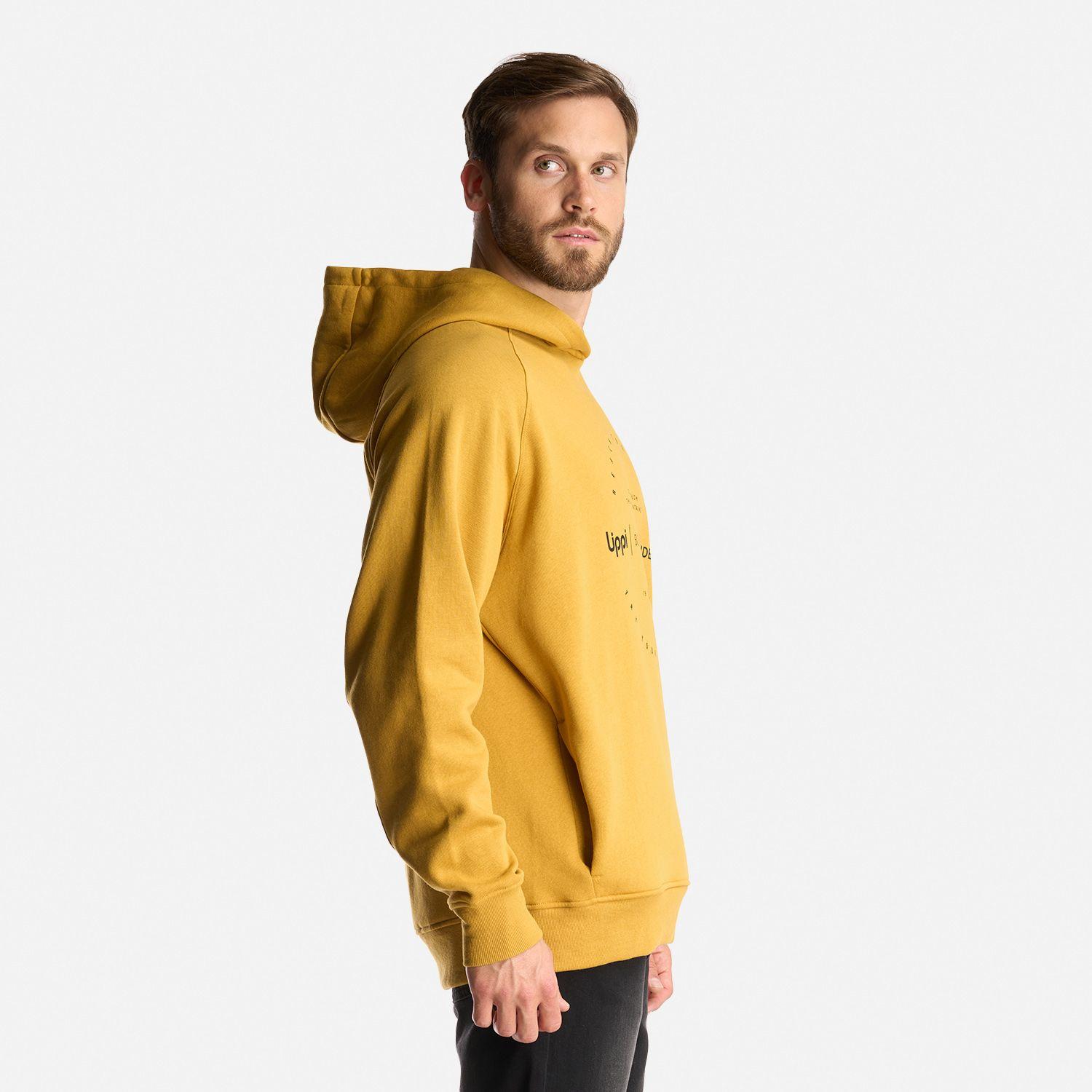 Poleron Hombre Insigne Hoody Sweatshirt Front Print Mostaza Lippi-3