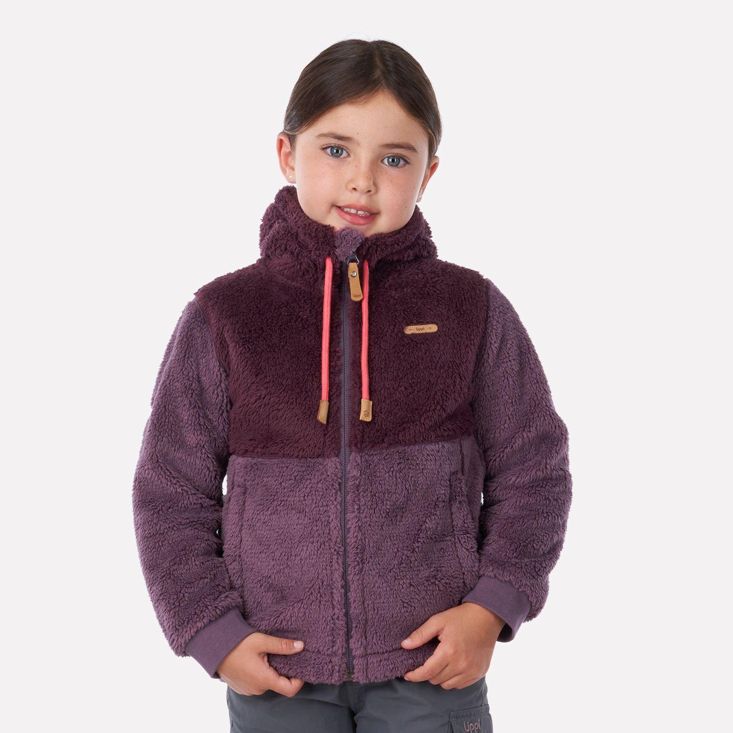 Chaqueta Niña Bear Shaggy-Pro Hoody Jacket Malva Lippi-1