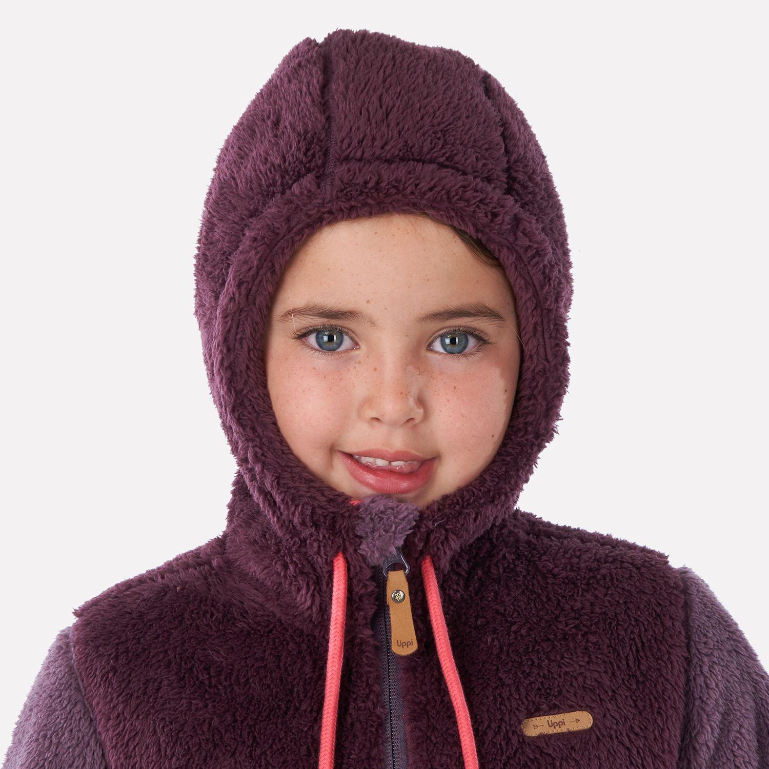 Chaqueta Niña Bear Shaggy-Pro Hoody Jacket Malva Lippi-3