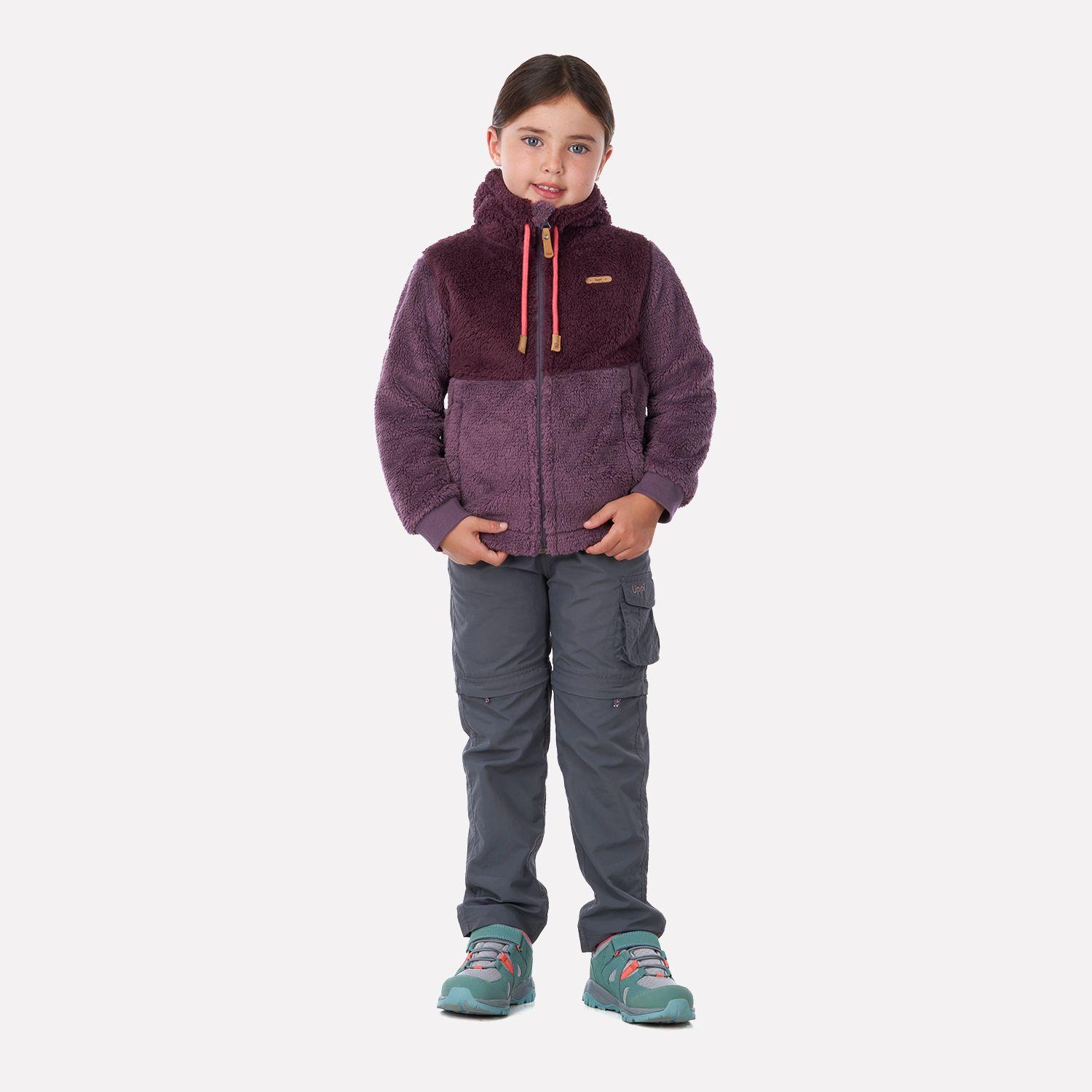 Chaqueta Niña Bear Shaggy-Pro Hoody Jacket Malva Lippi-4