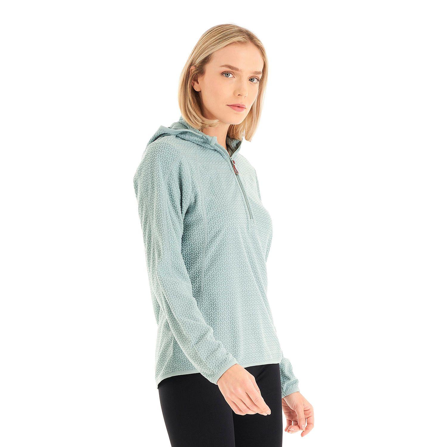 Poleron Mujer Jacaranda Nano-F 14 Zip Hoody Jade Lippi V23-2