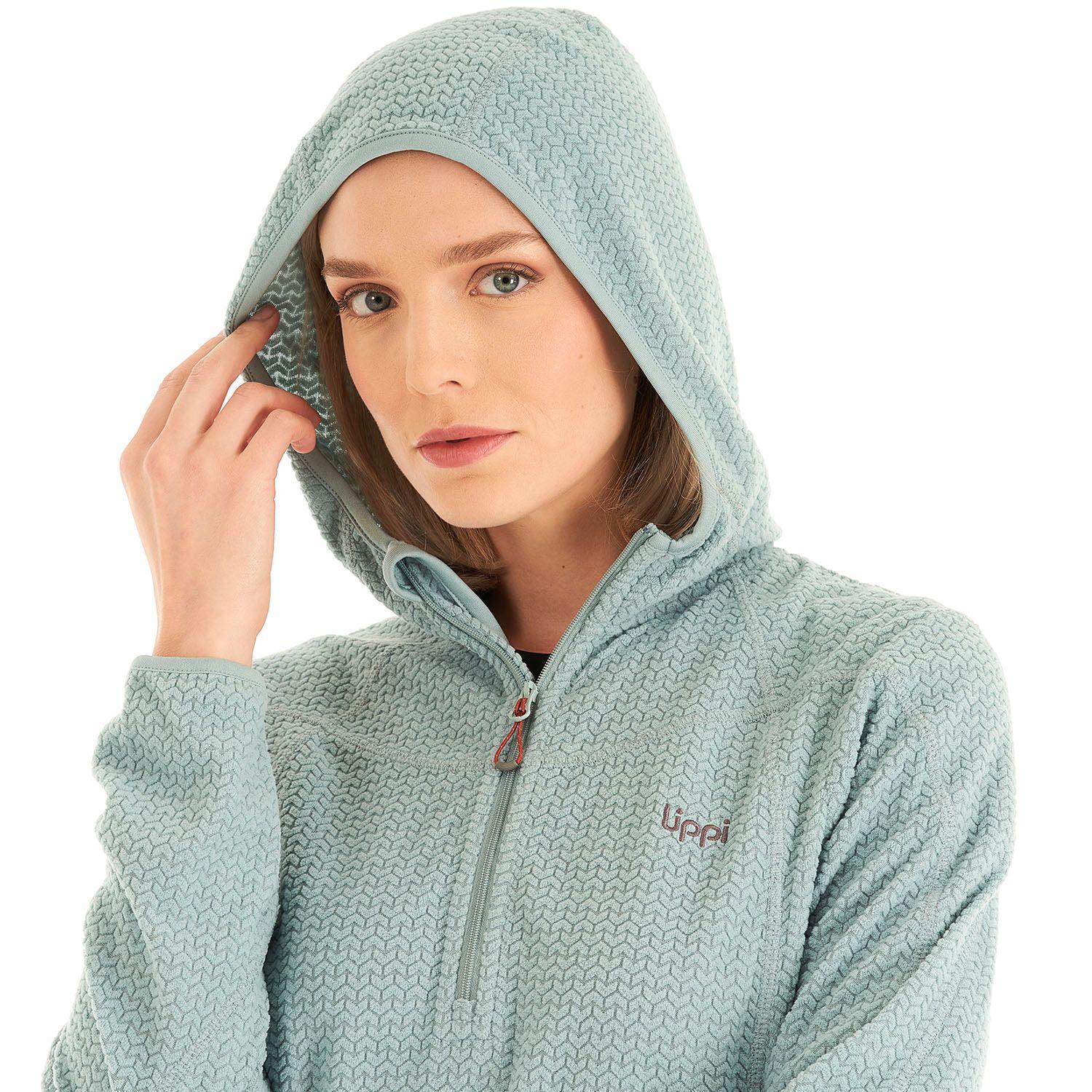 Poleron Mujer Jacaranda Nano-F 14 Zip Hoody Jade Lippi V23-6