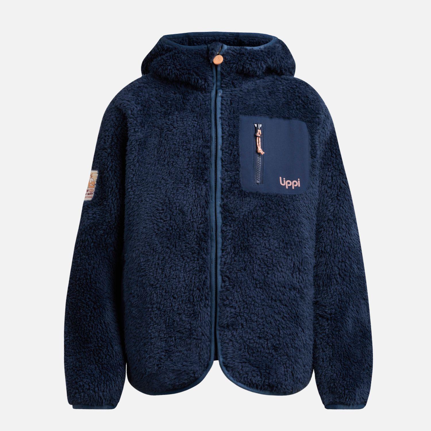 Polar Niña Bear Shaggy-Pro Hoody Azul Marino Lippi I25-6