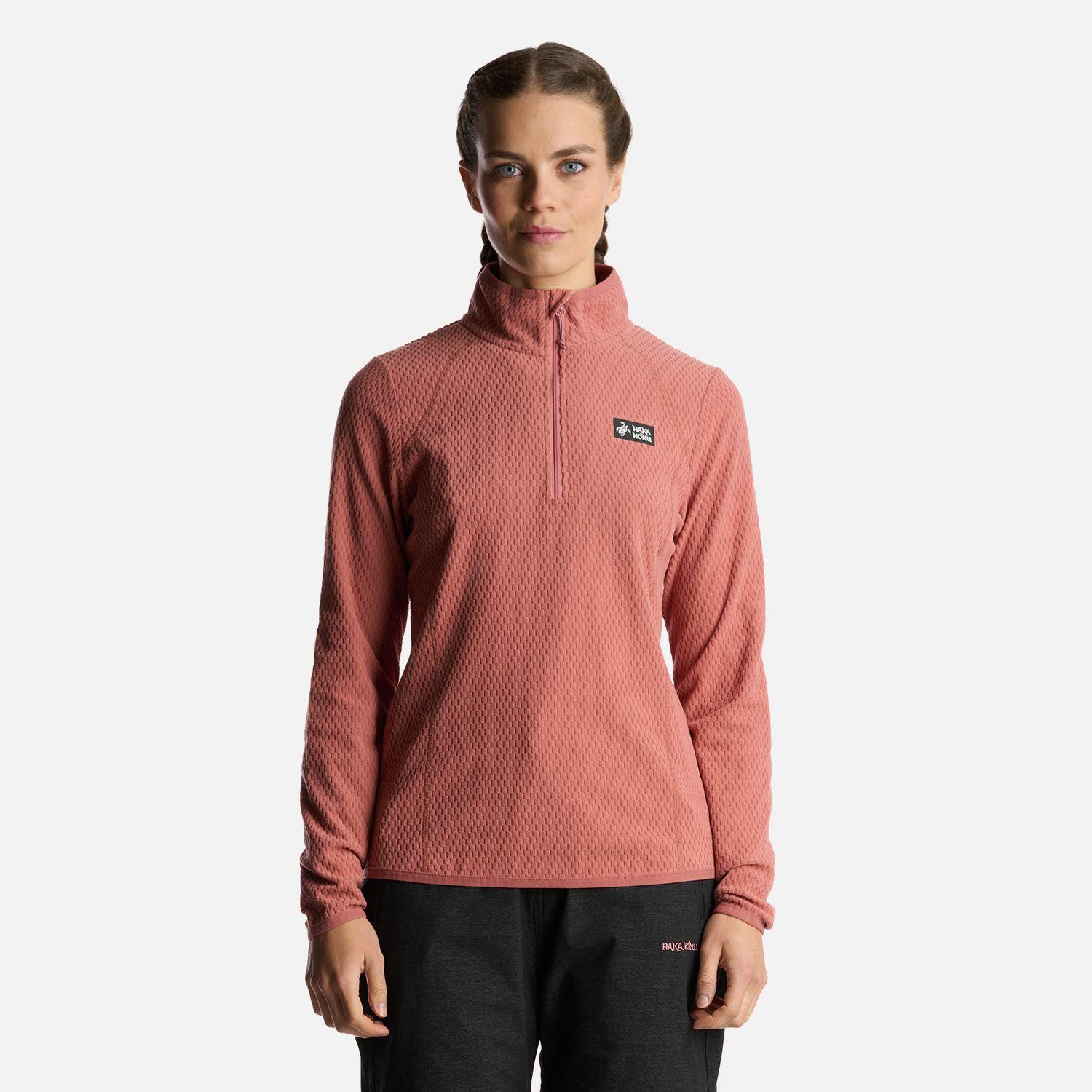 Poleron Mujer Taina Rosa Haka Honu-0