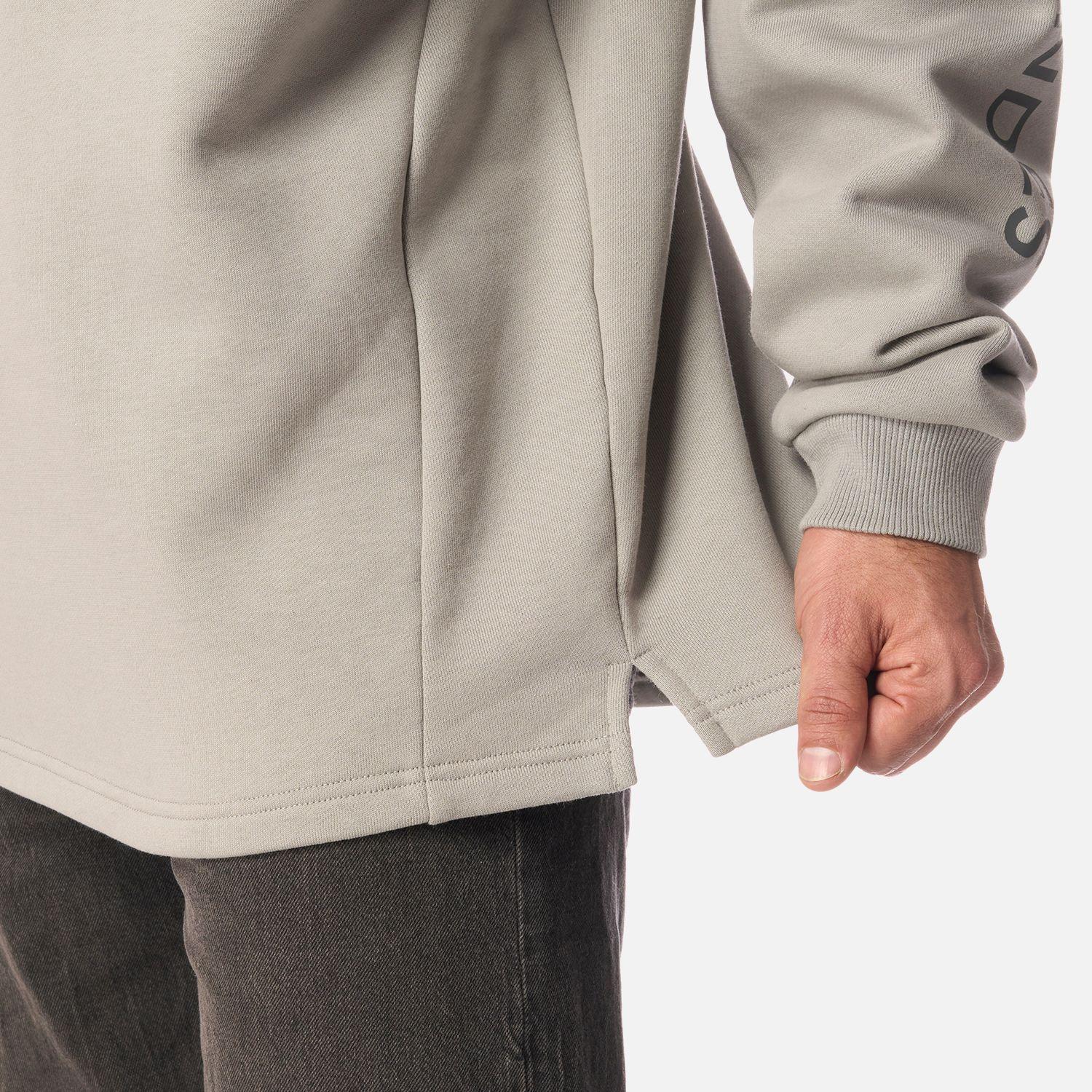 Polerón Hombre Heavy Duty Hoody Sweatshirt Gris Lippi-4