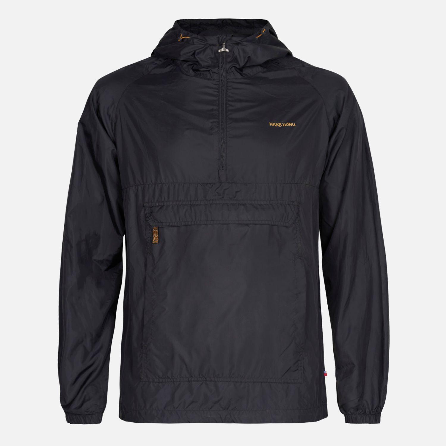 Chaqueta Hombre Aperrao 1/4 Zip Negro Haka Honu-0
