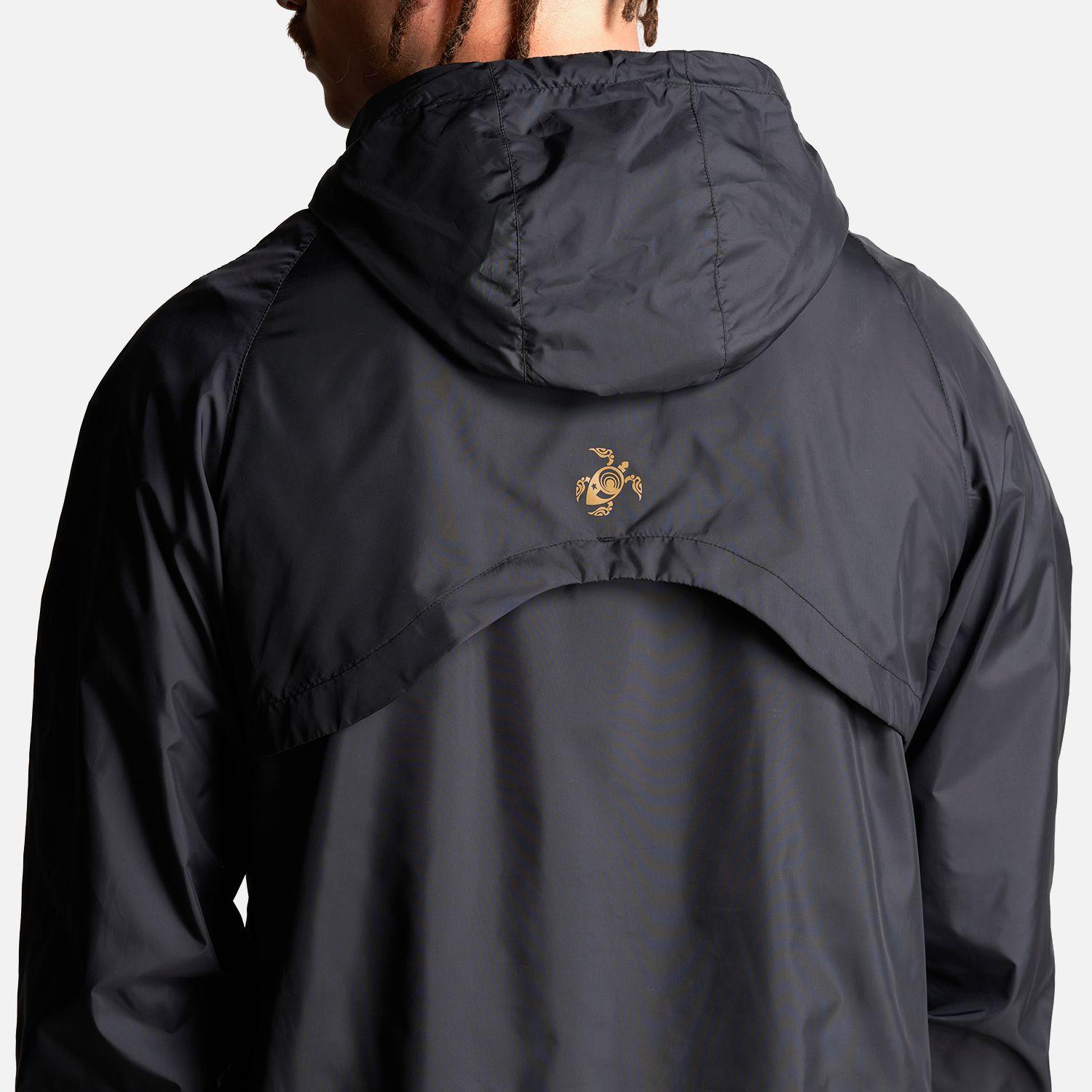 Chaqueta Hombre Aperrao 1/4 Zip Negro Haka Honu-4