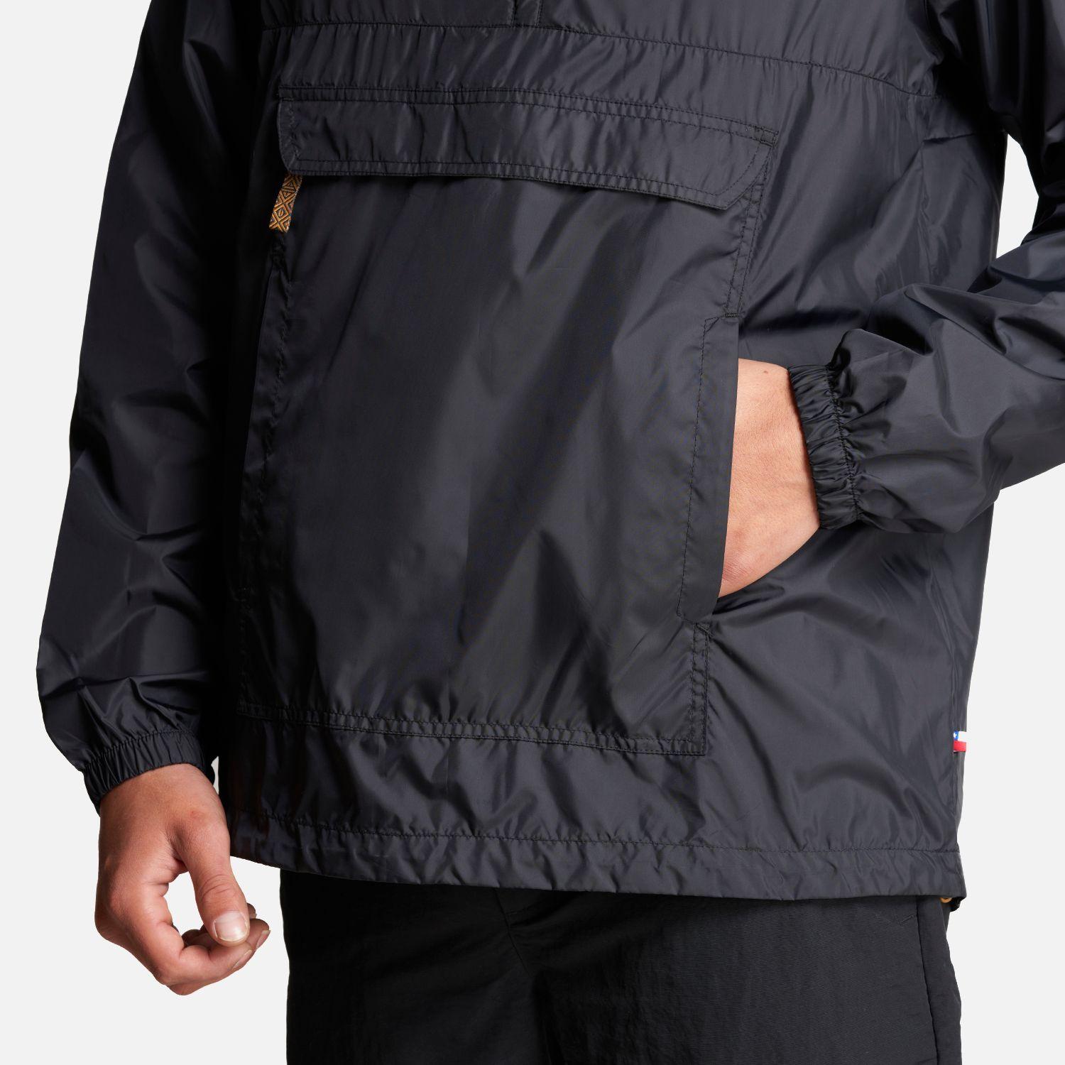 Chaqueta Hombre Aperrao 1/4 Zip Negro Haka Honu-6