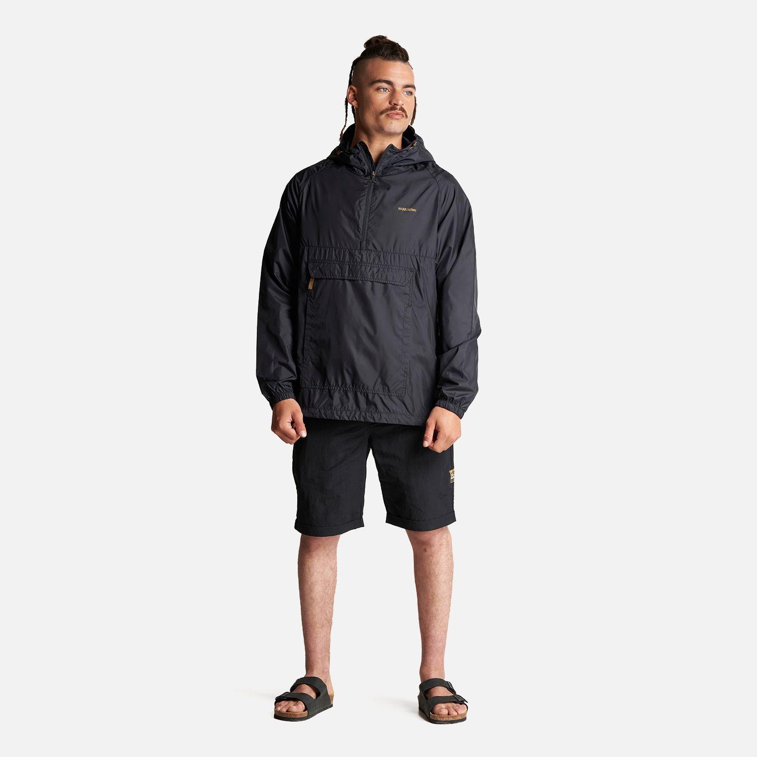 Chaqueta Hombre Aperrao 1/4 Zip Negro Haka Honu-7
