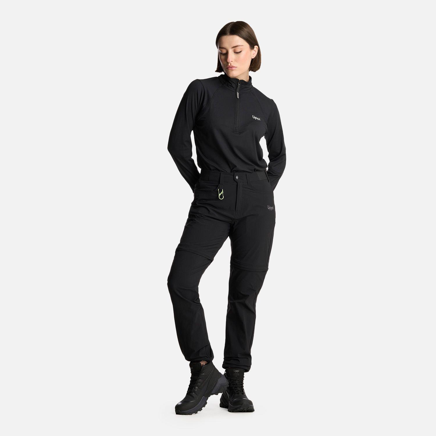 Pantalón Mujer Lennox Q-Dry Mix-2 Pants Negro Lippi-7