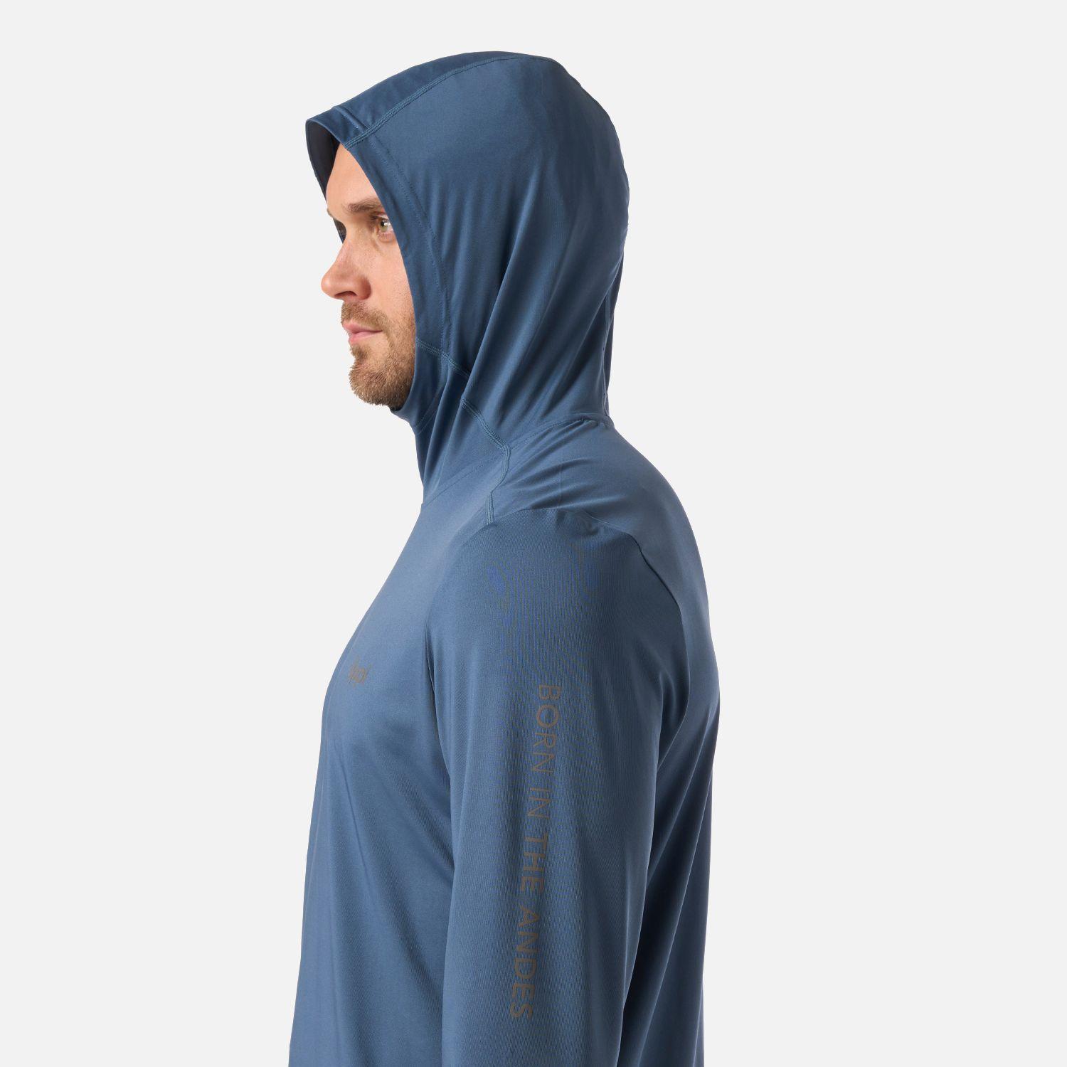 Polera Hombre Sun Protection T-Shirt Azul Oscuro Lippi V26-3