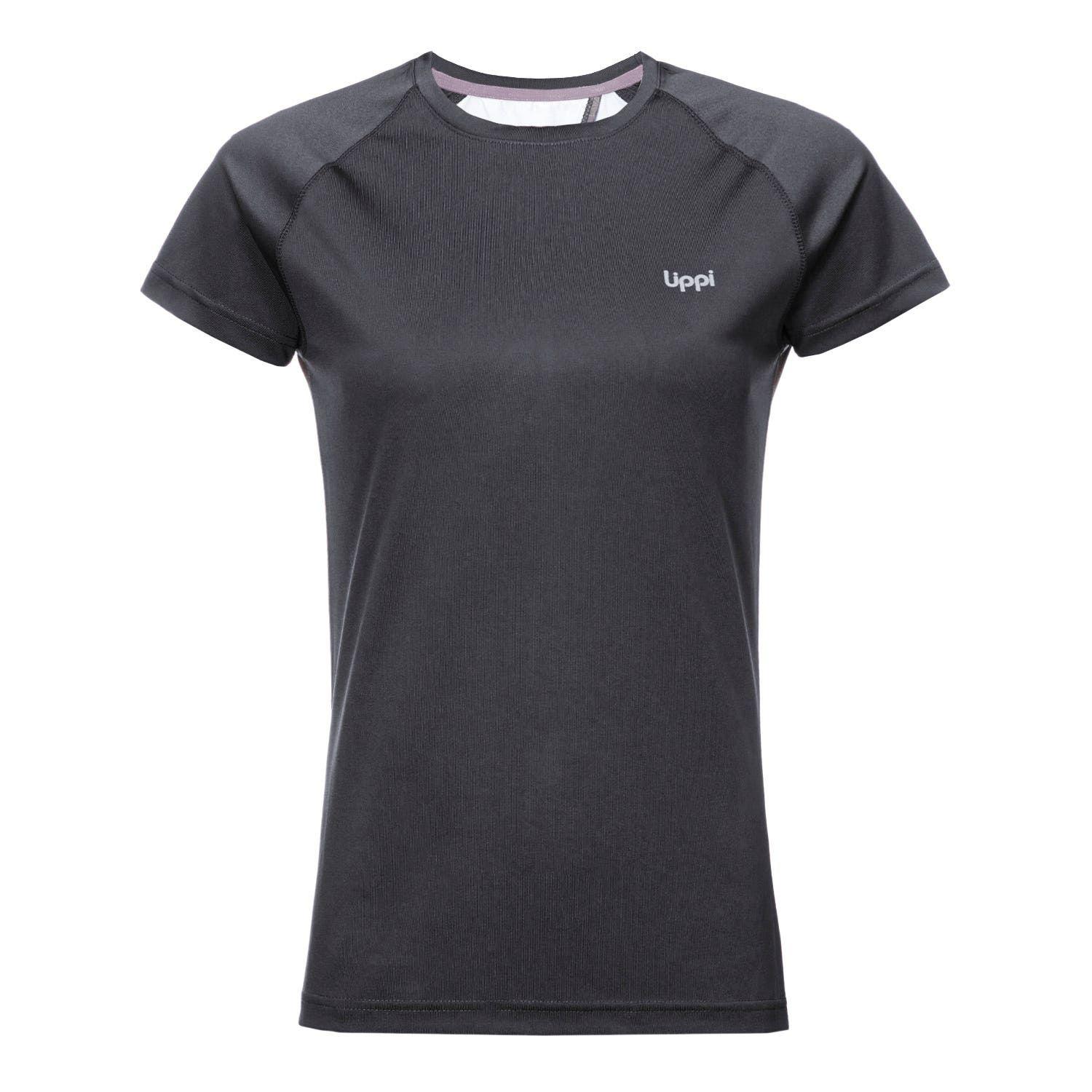 Polera Mujer Core Q-Dry Breathing T-Shirt Negro Lippi-0