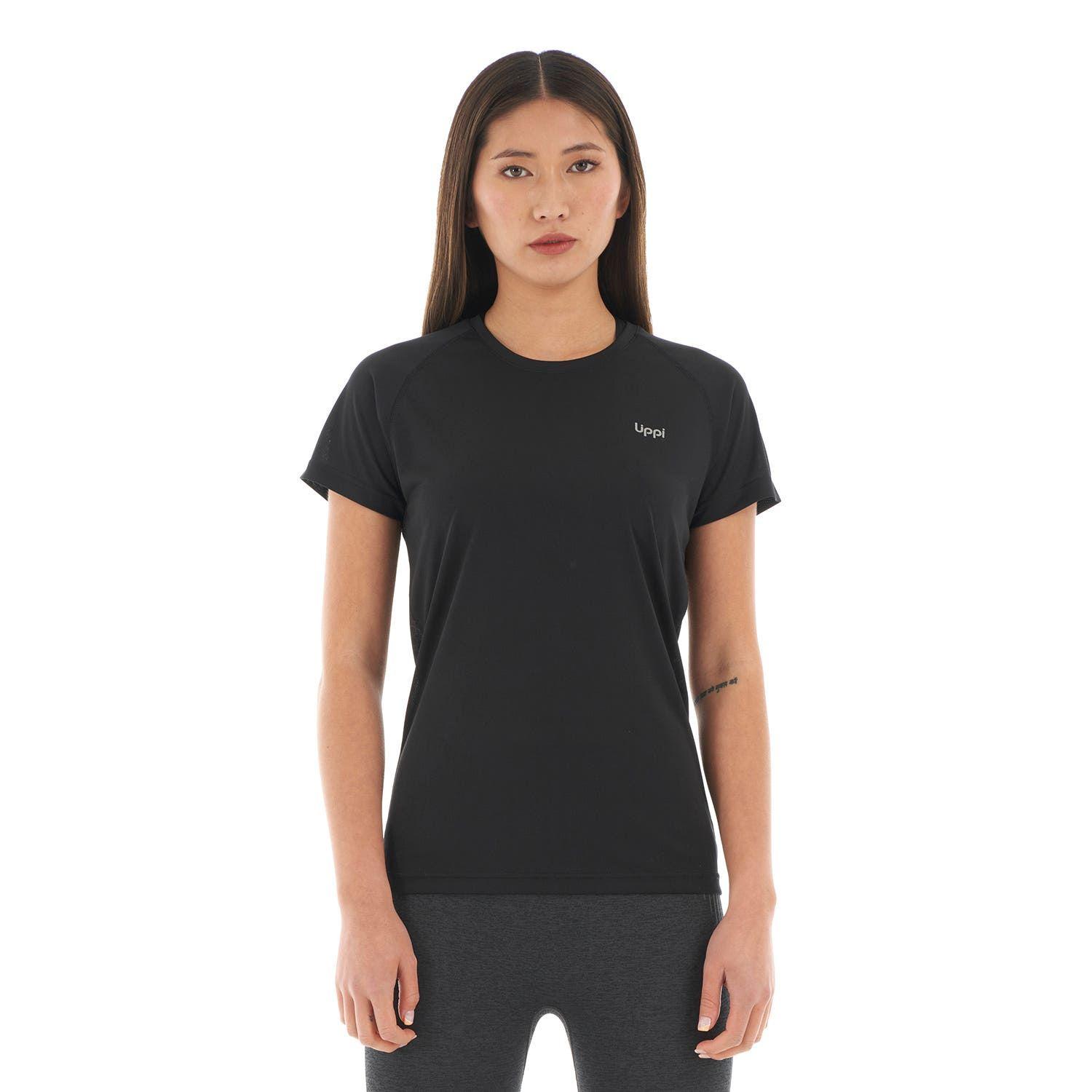Polera Mujer Core Q-Dry Breathing T-Shirt Negro Lippi-1